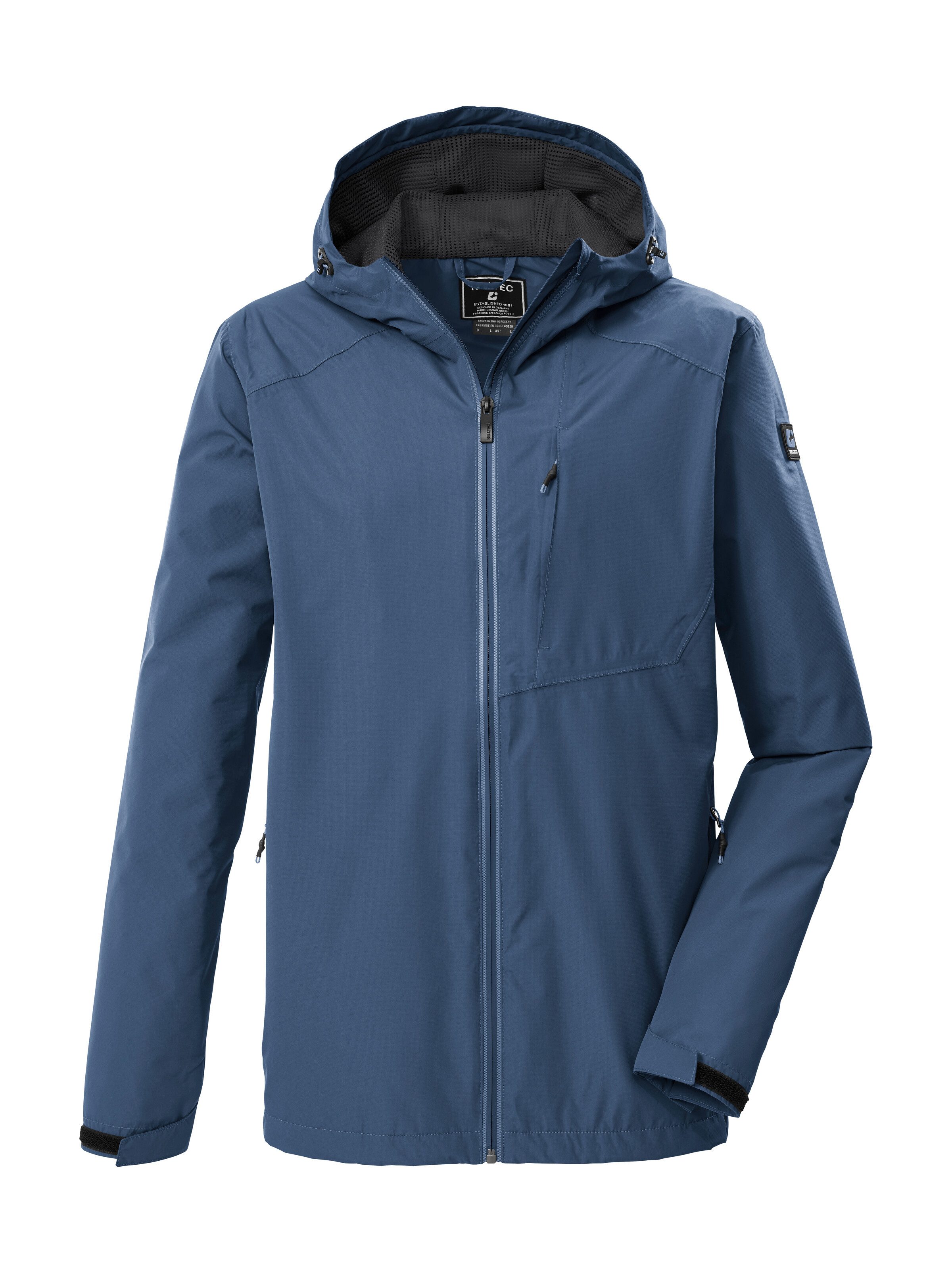Killtec Funktionsjacke KOS 56 MN JCKT Leichte, wasserdichte Jacke, atmungsaktiv, kompakt verstaubar