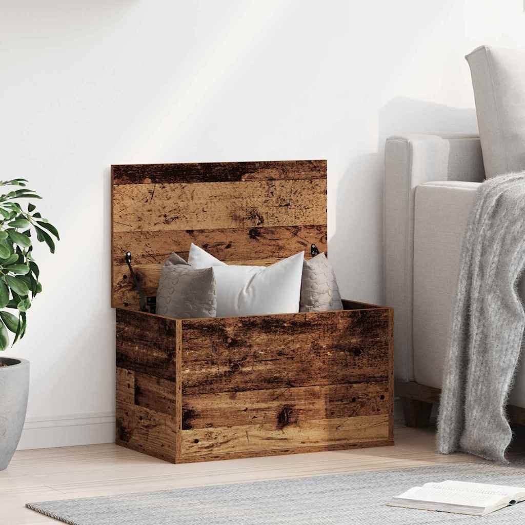 vidaXL Aufbewahrungsbox vidaXL Aufbewahrungsbox Altholz 60 x 35 x 35 cm Holzwerkstoff