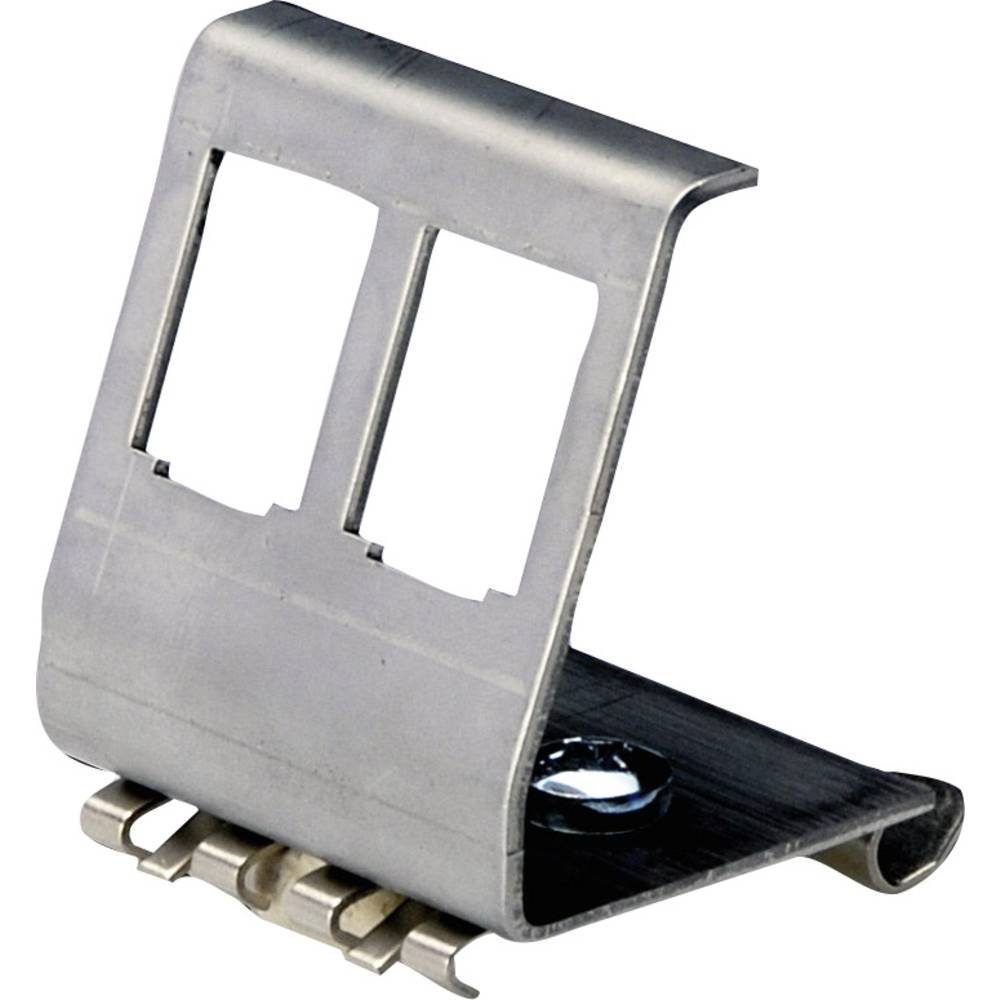 Hutschienenadapter für 2x Keystone Module Netzwerk-Adapter
