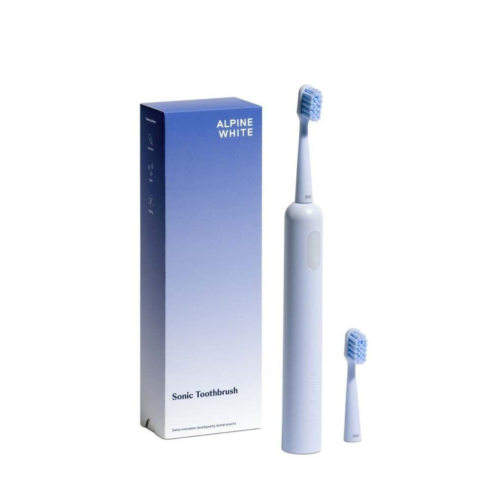 ALPINE WHITE Schallzahnbürste ALPINE WHITE Schallzahnbürste für Zähne Sonic Toothbrush