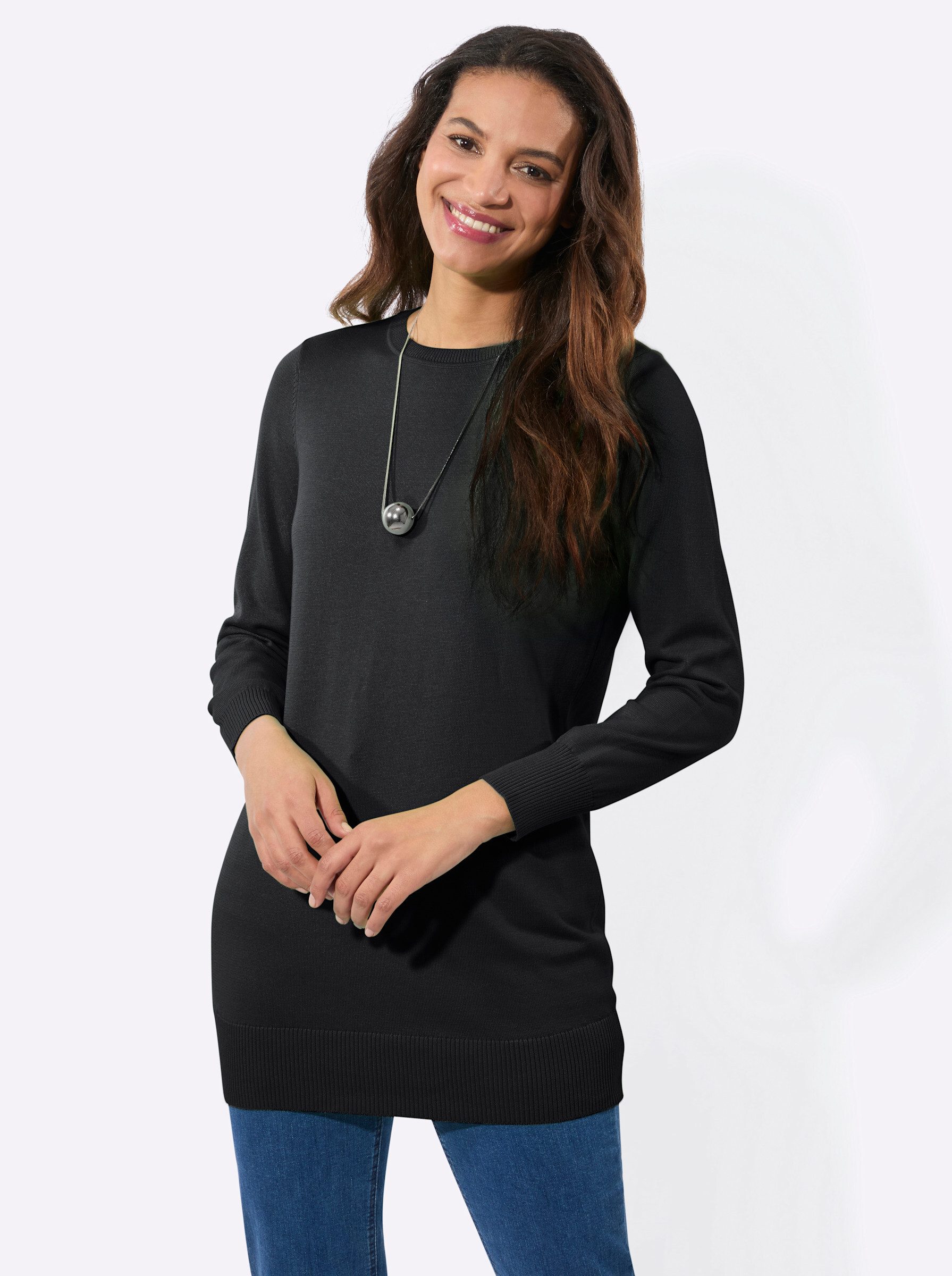 Witt Strickpullover Longpullover Langarm Jersey