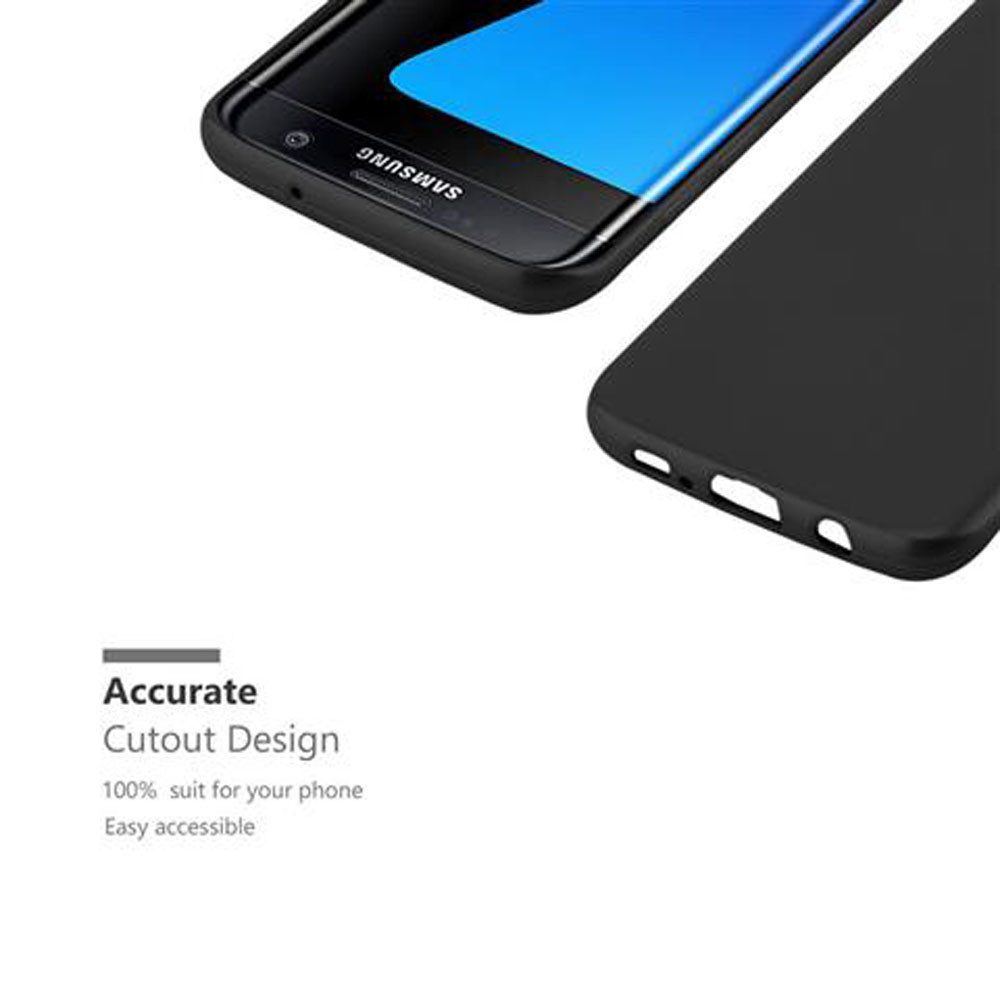 Cadorabo Handyhülle für Samsung Galaxy S7 EDGE Hülle Samsung Galaxy S7 EDGE, Flexible TPU Silikon Handy Schutzhülle - Hülle - ultra slim