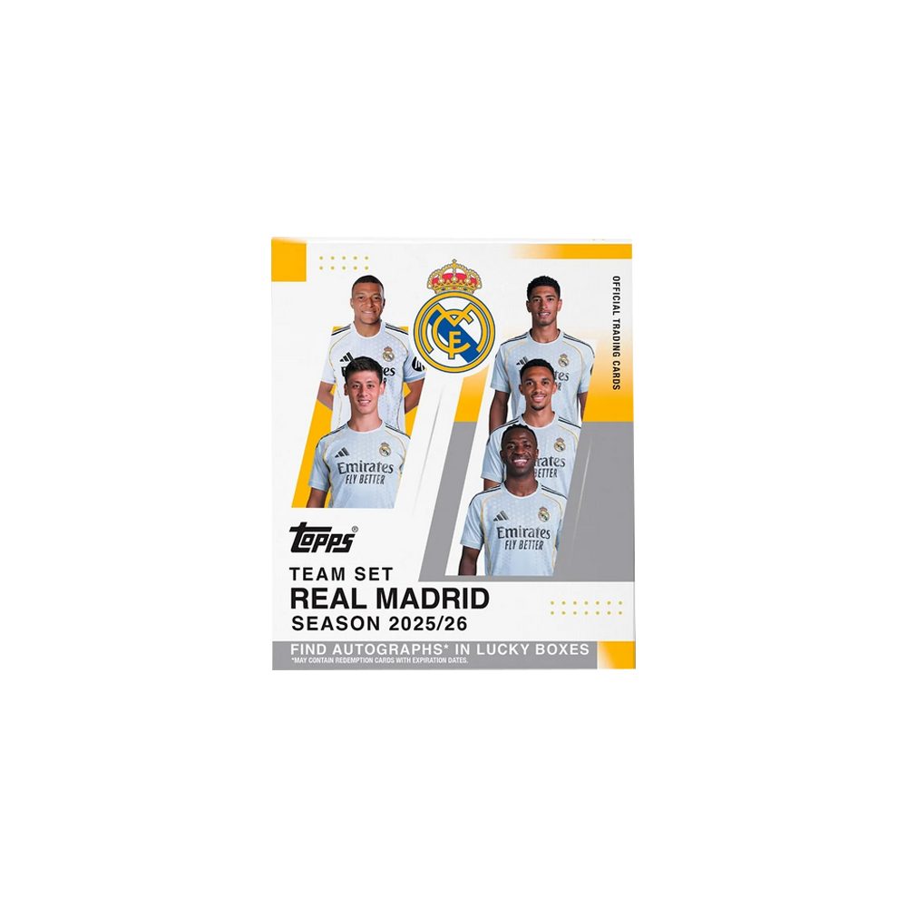 Topps Sammelkarte 2025-2026 Real Madrid Team Set Deck Box