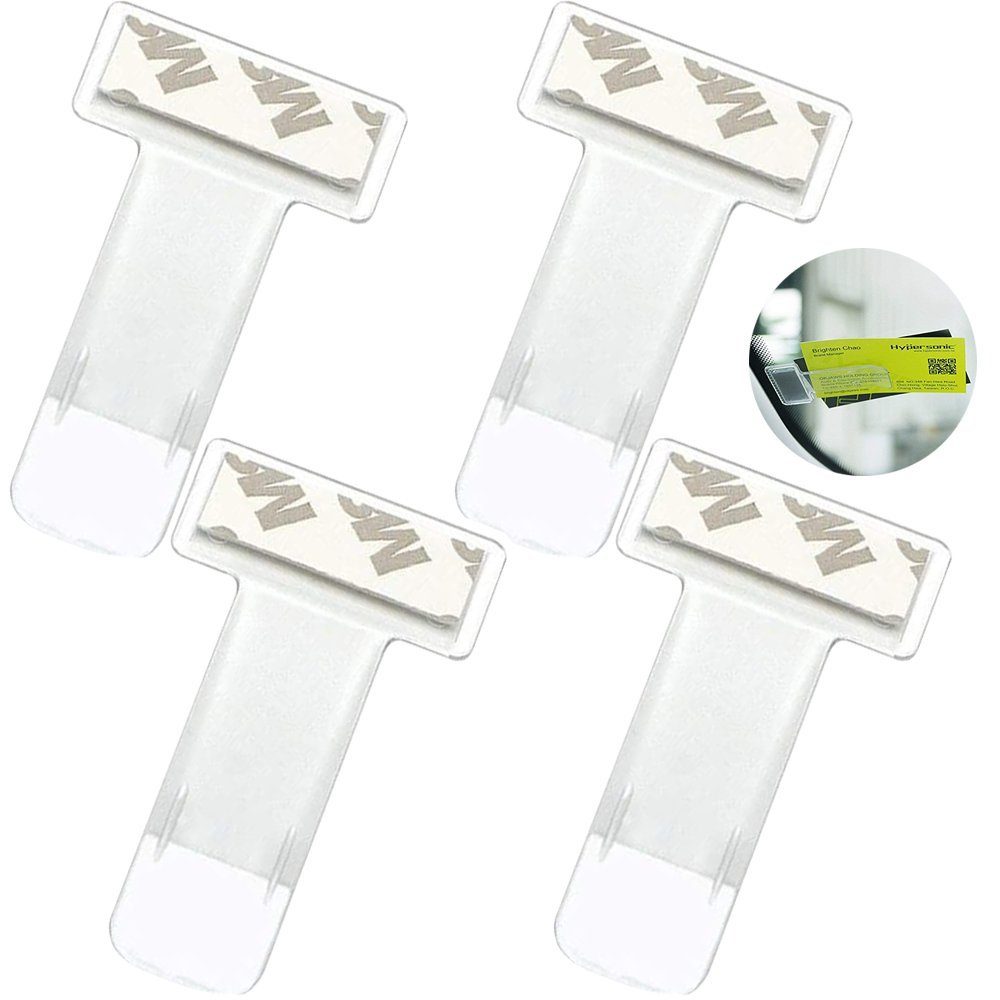 YUTOU Parkscheinhalter Clip, 6 Stück Parkausweishalter, Transparent Auto  Windschutzscheibe Ticket Halter, Selbstklebend Tickets Clips für  Parkschein