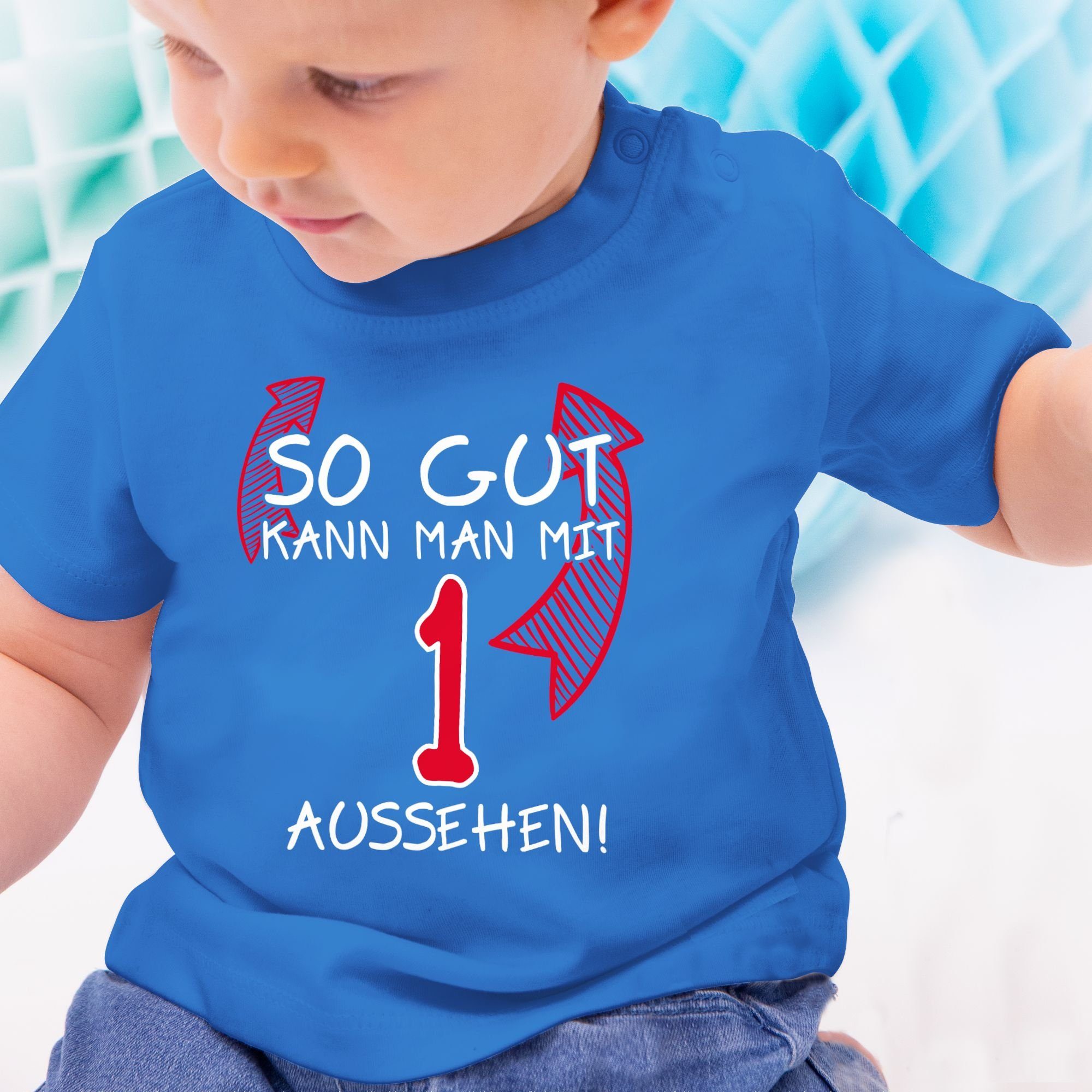 mit T-Shirt man kann Geburtstag Shirtracer aussehen 1. So 2 gut Royalblau eins