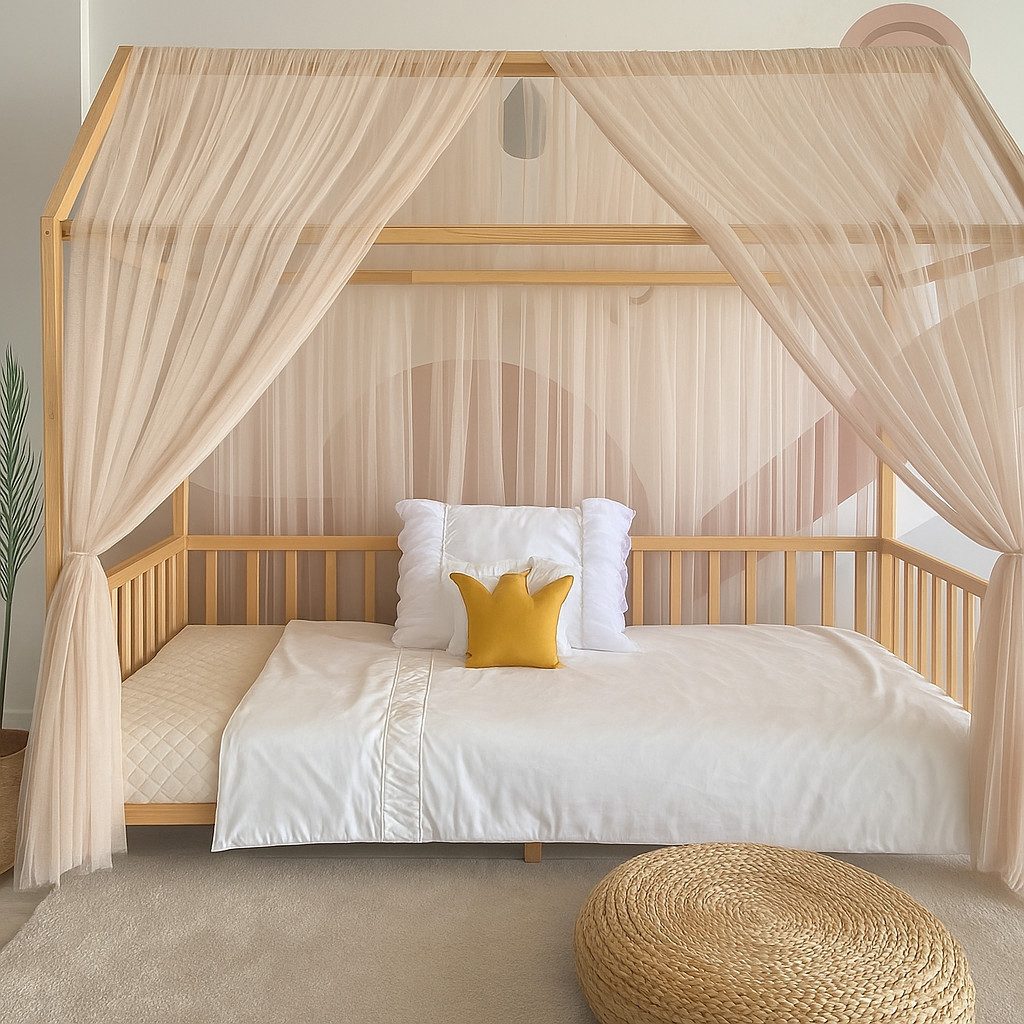 Baby Fancyroom Betthimmel Betthimmel Tüll Hausbett günstig online kaufen