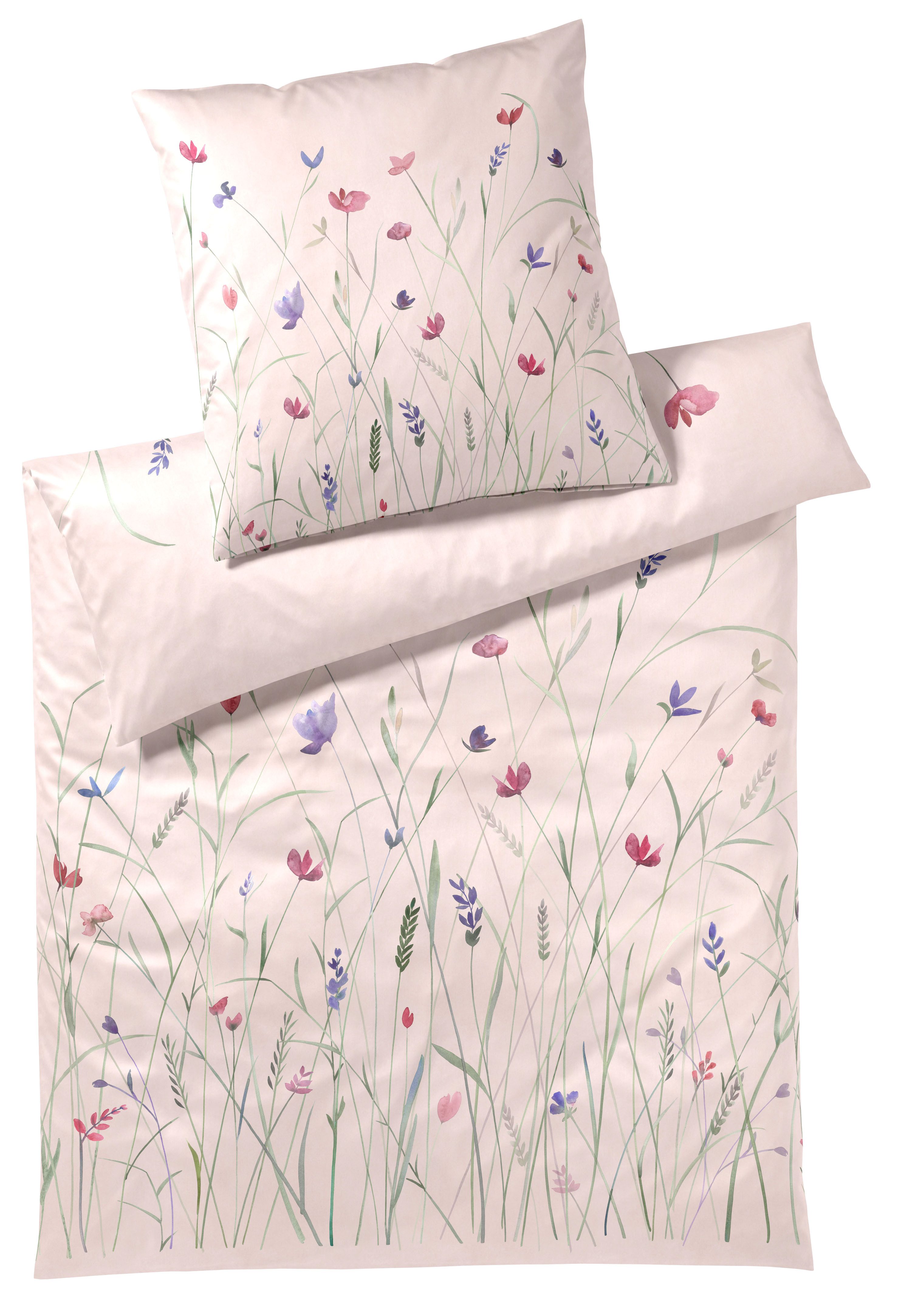 Elegante Bettwäsche Highlife, Mako-Satin, 2 teilig, angenehmes Hautgefühl