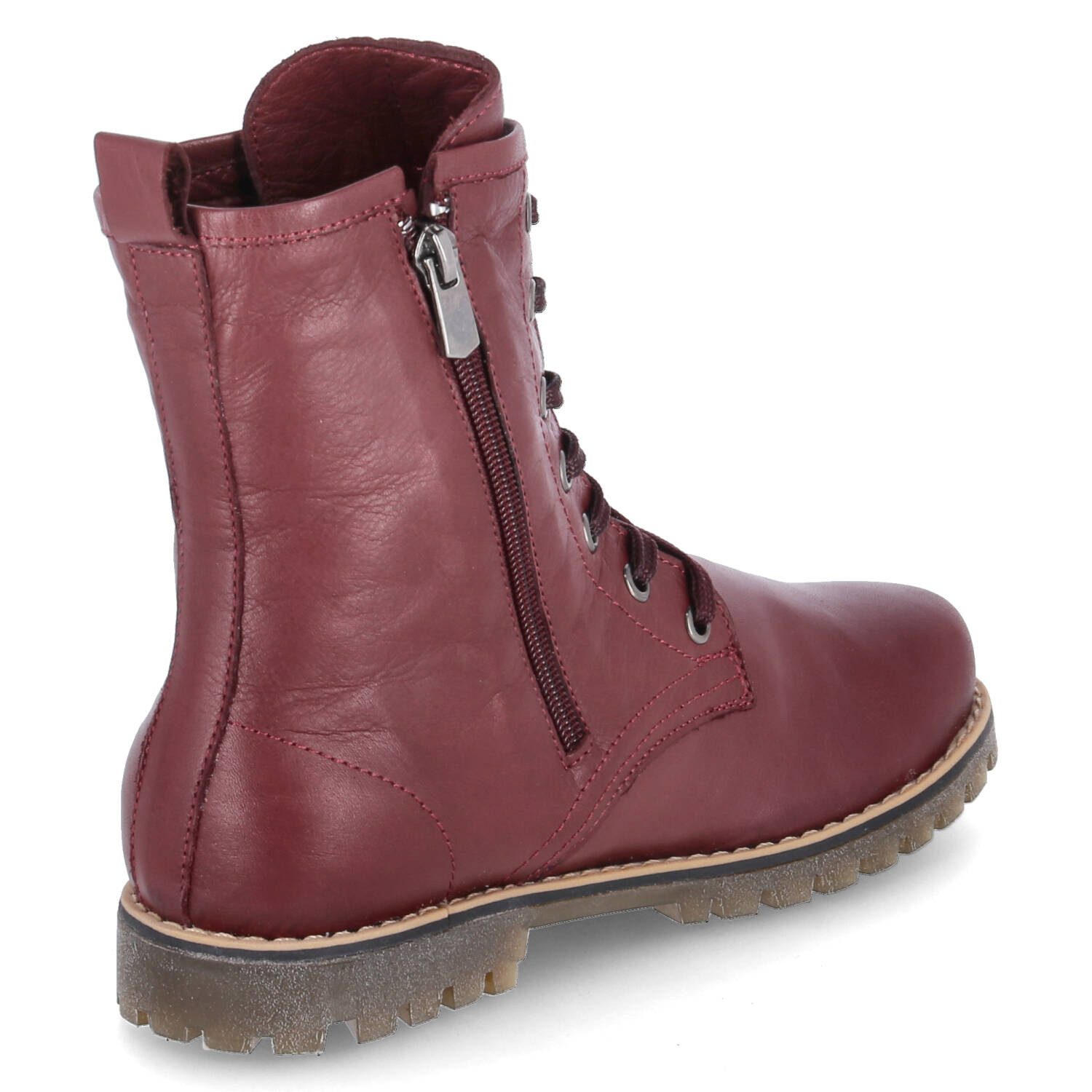 Andrea Conti Andrea Conti 0342847-582 burgund Damen Glattleder bordeaux Schnürstiefel
