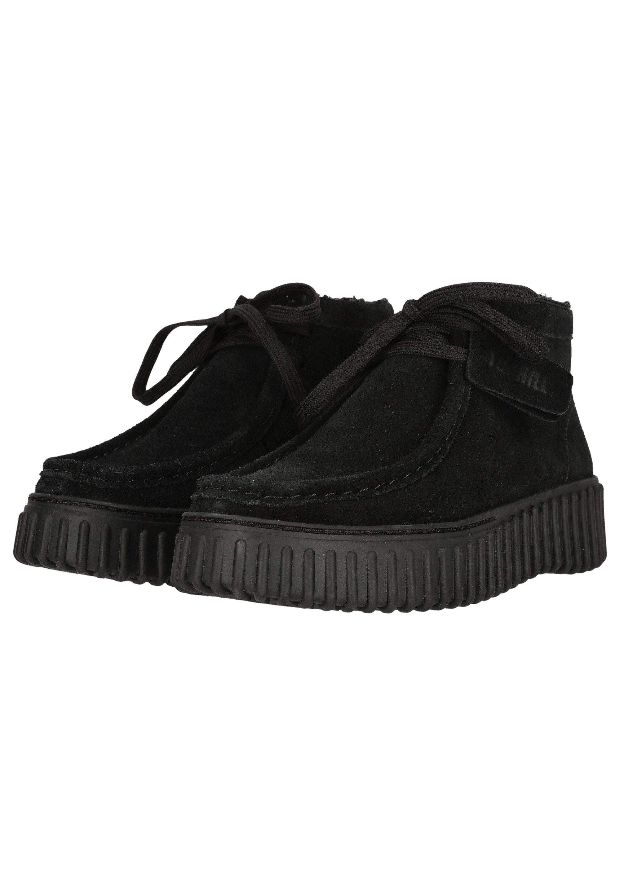 Clarks Torhill Moss Schnürschuh mit gerippter Laufsohle