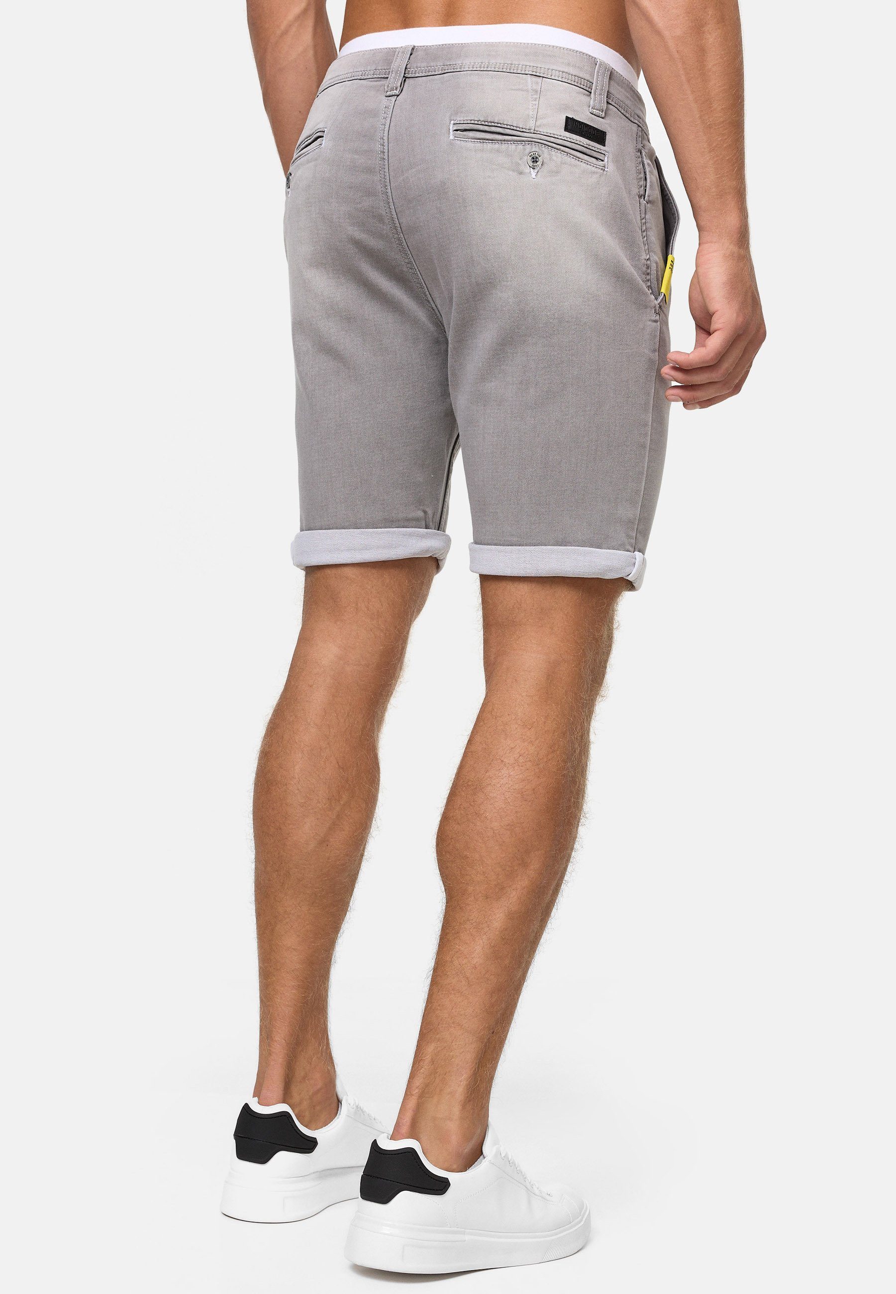 Indicode Sweatshorts Herren Azibo Sweat Shorts Herrenshorts elastischer Bund samt Tunnelzug