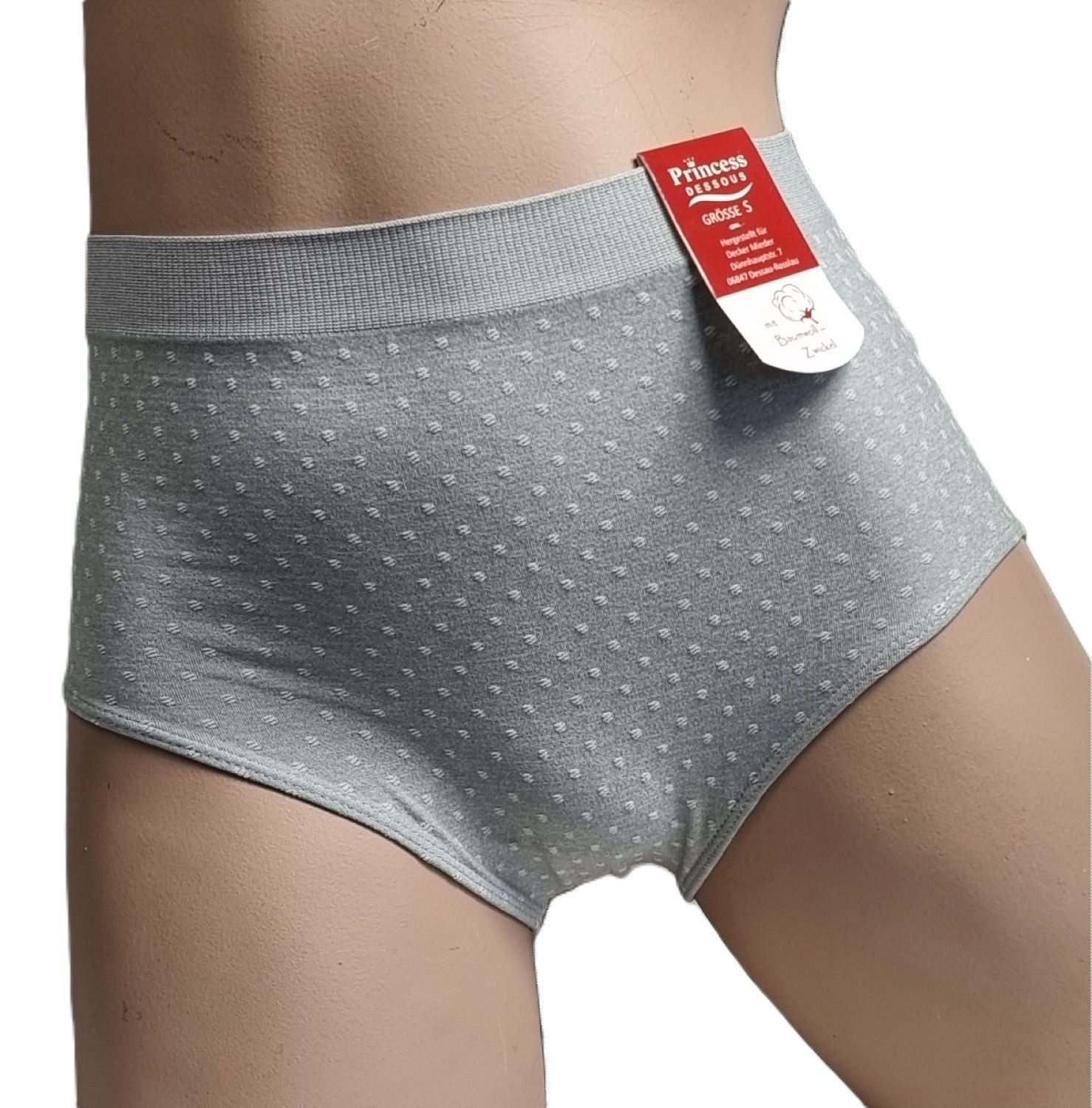Dekker Taillenslip Damen Hüftslip Seamless 3er Pack ohne Nähte super elastisch (Packung, 3er - Pack) Satinpünktcken – Bild 4 von 5
