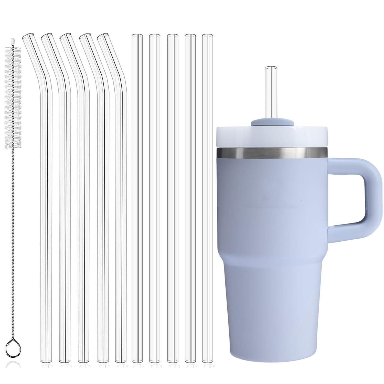 LuxusKollektion Trinkhalme Strohhalme für Stanley 20oz Becher - 10er Set