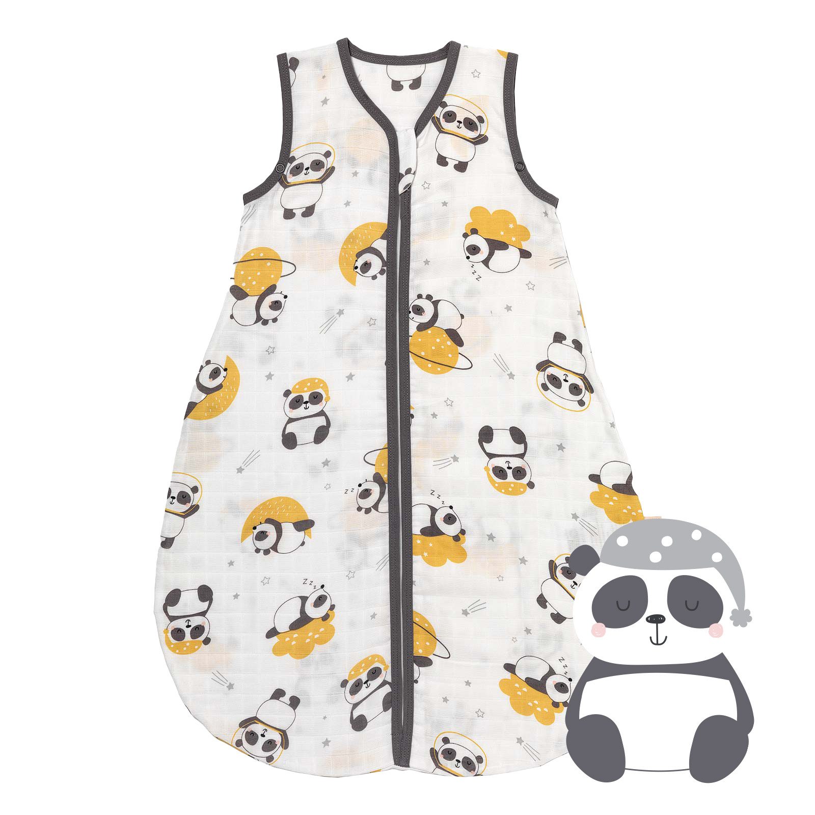 Schlummersack Kinderschlafsack Musselin Babyschlafsack, 0.5 Tog OEKO-TEX zertifiziert