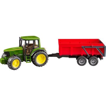 Bruder® Spielzeug-Auto John Deere 6920 mit Wannenkippanhänger