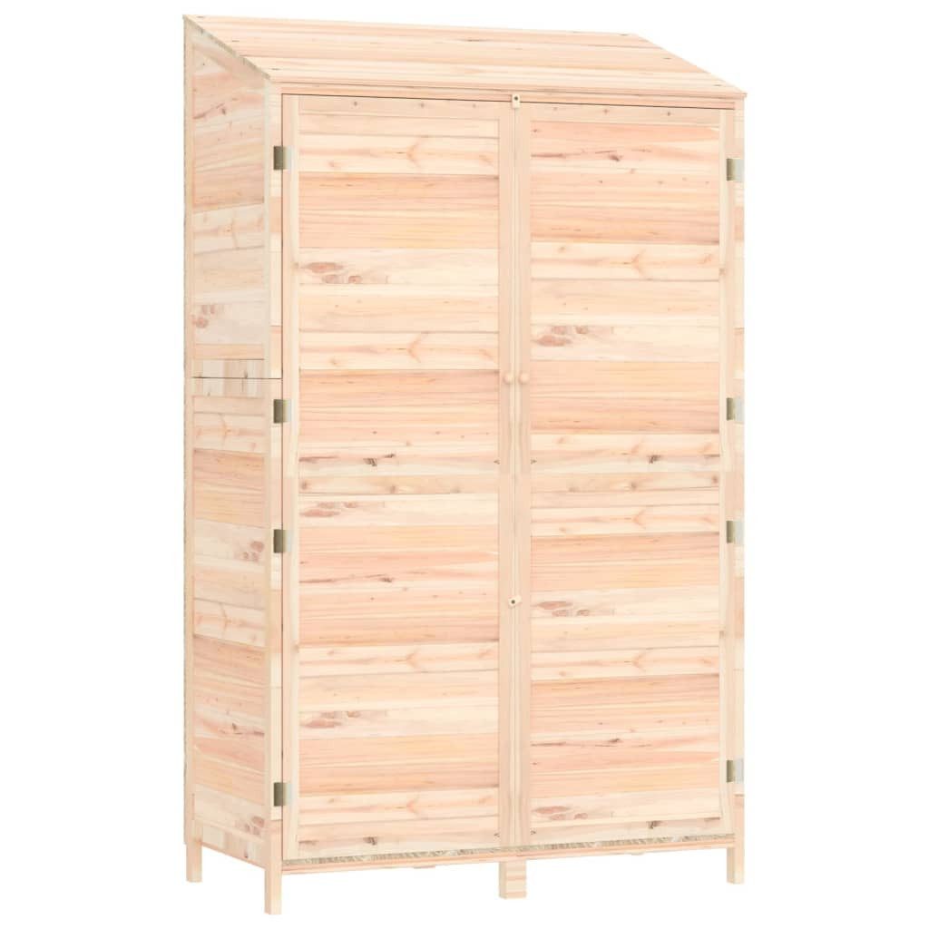 vidaXL Garten-Geräteschrank 102 x 52 x 1745 cm Gartenschrank Geräteschuppen 102x52x174,5 cm Massiv