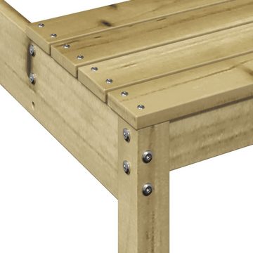 vidaXL Gartentisch Picknicktisch 110x134x75 cm Imprägniertes Kiefernholz (1-St)