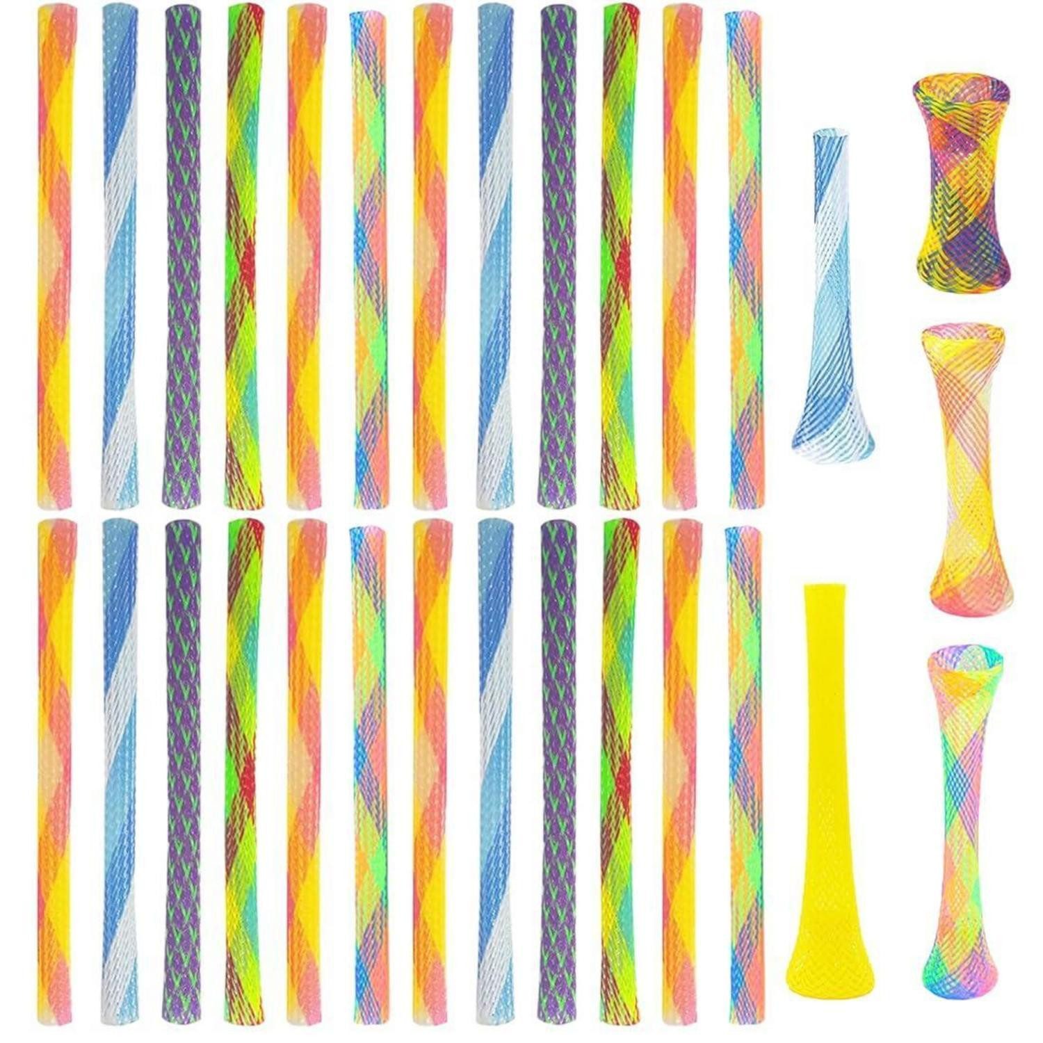 LuxusKollektion Tier-Beschäftigungsspielzeug Katzenspielzeug Spirale bunt 20-tlg, Kunststoff