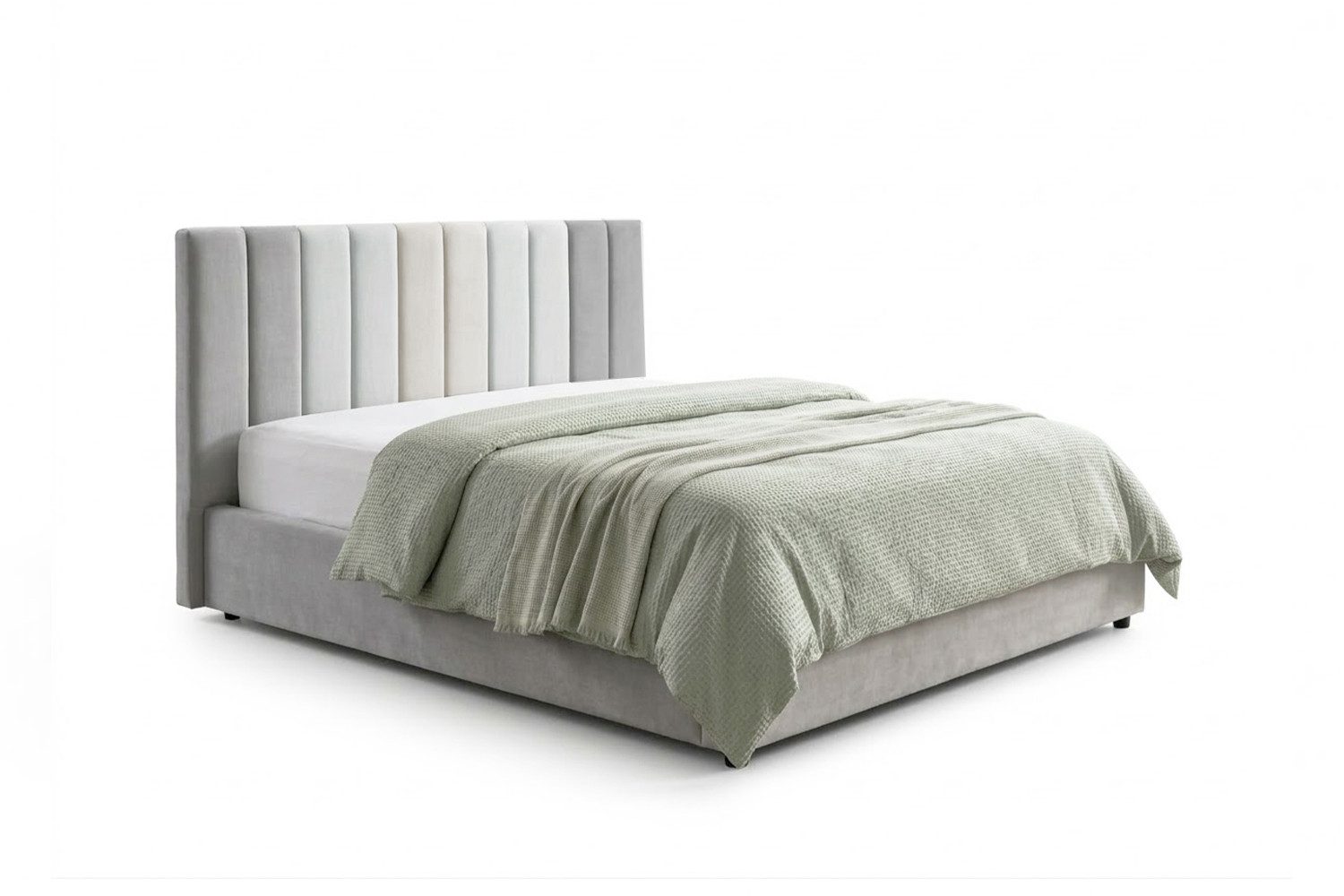 KAWOLA Polsterbett CATTURA Velvet - Modernes Design - Schlafzimmer Highlight, Inklusive Lattenrost 3-fach höhenverstellbar - Stil trifft Komfort