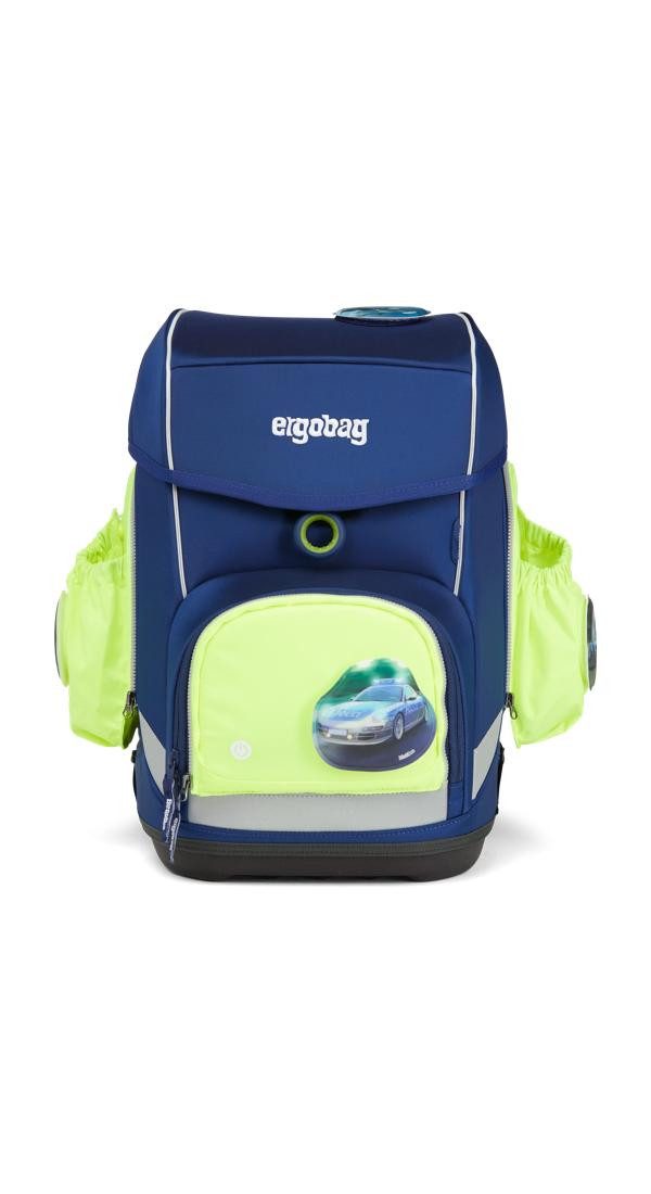 ergobag Schulranzen Fluo LED Seitentaschen Set, reflektierend