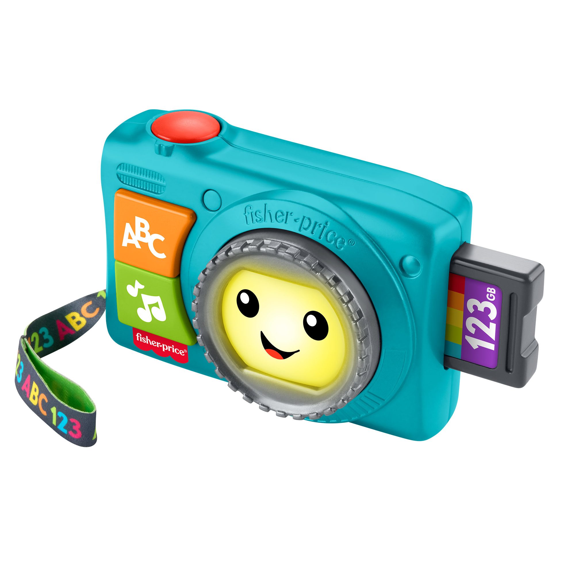 Fisher-Price® Lernspielzeug Lernspaß Aufleuchtende Kamera, mit Musik und Lichtern