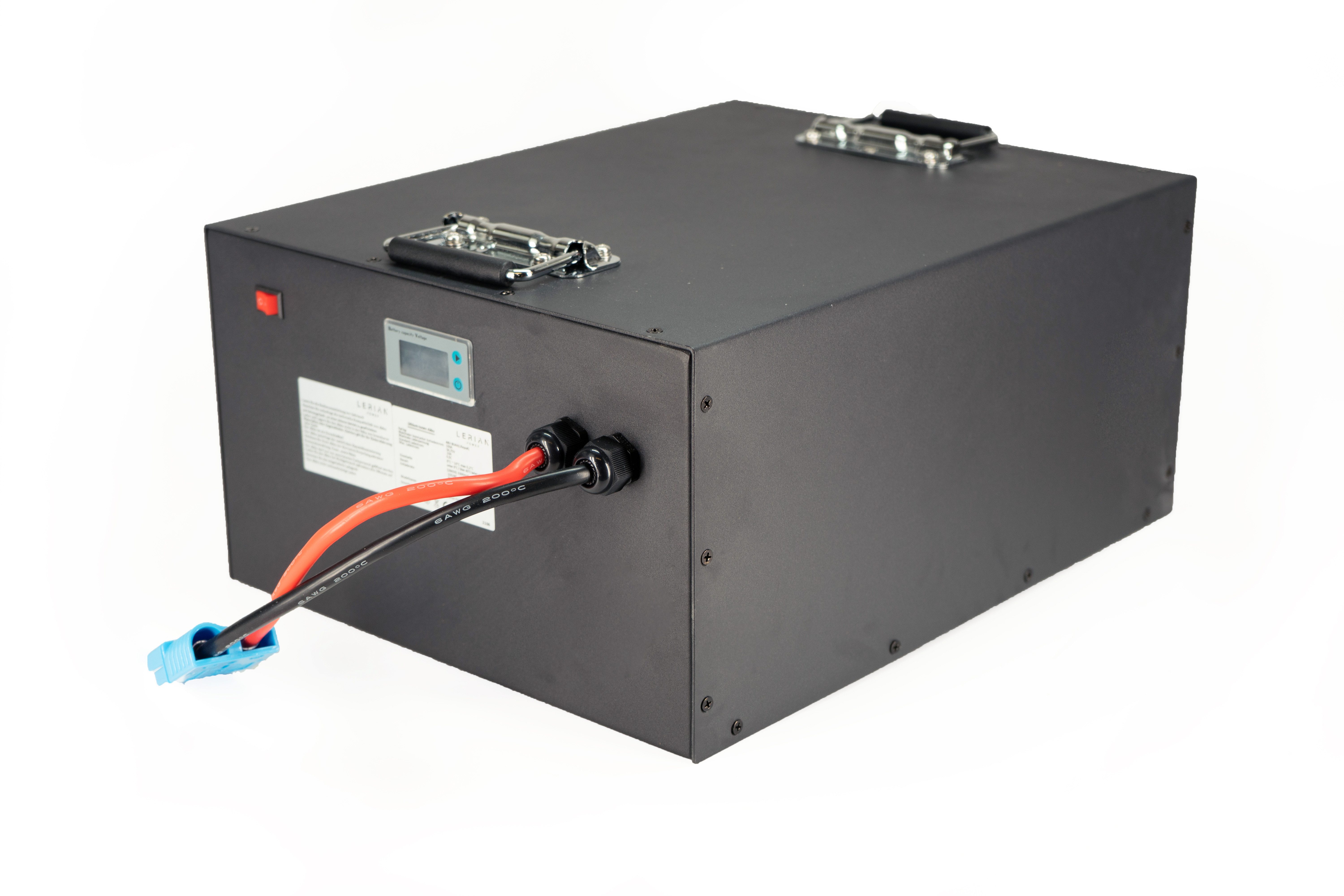 LERIAN POWER LiFePO4 Akku 48V 80Ah 3840Wh 100A Lithium-Eisenphosphat E-Scooter Akku