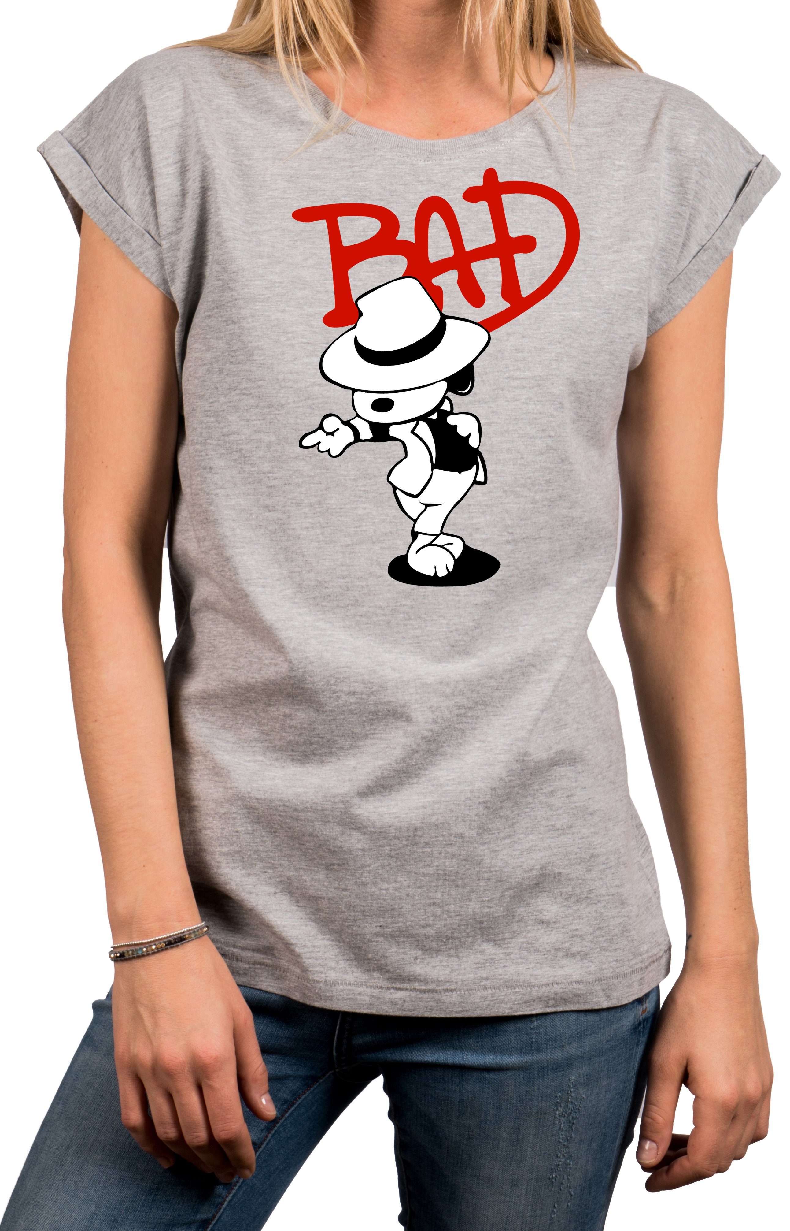 MAKAYA T-Shirt Damen Hundemotiv Bad Dog günstig online kaufen