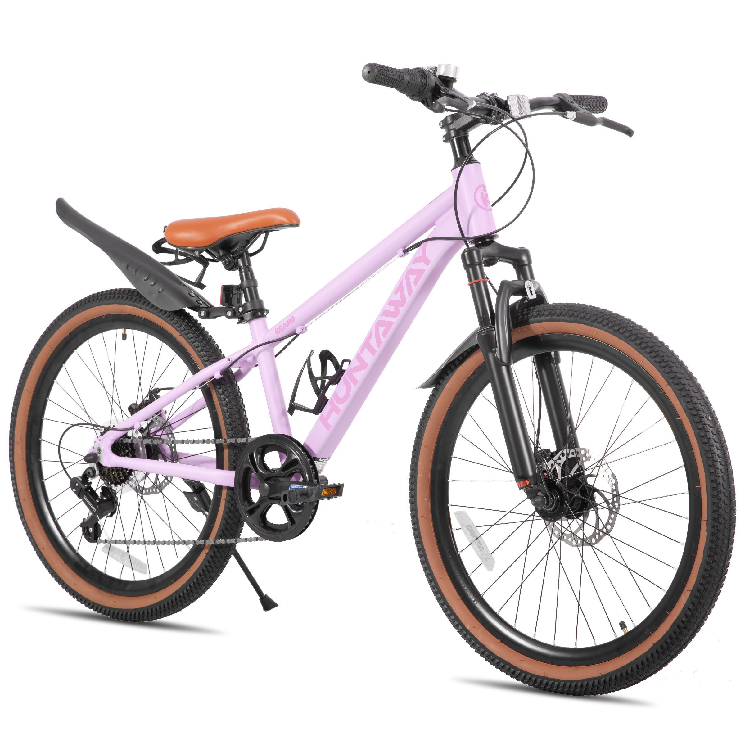 HILAND Kinderfahrrad 20"/24" Alu-Mountainbike Shimano 7-Gang, Federgabel & Scheibenbremsen