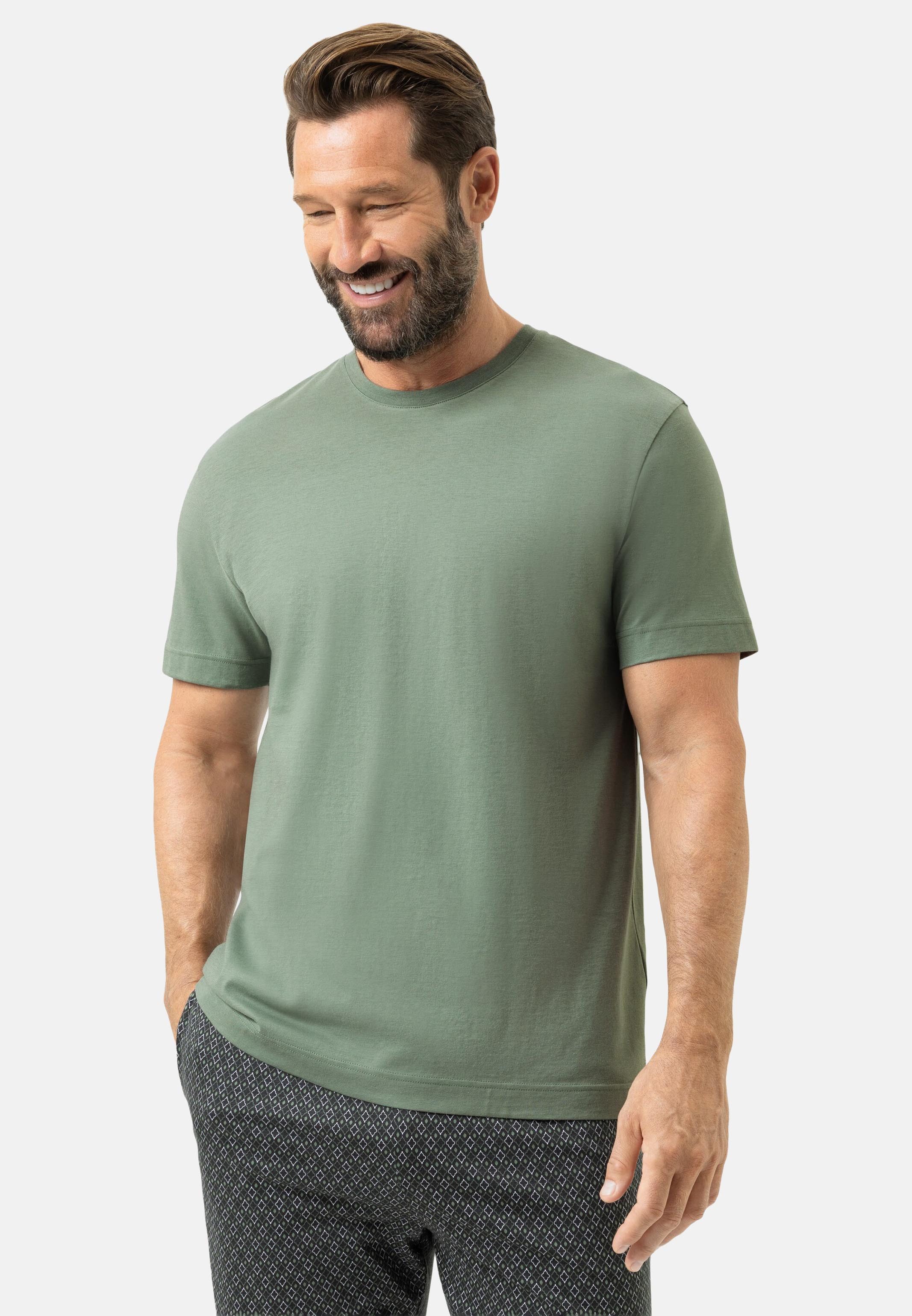 Mey Pyjamaoberteil Neo (1-tlg) Schlafanzug Oberteil - Baumwolle - Blickdicht