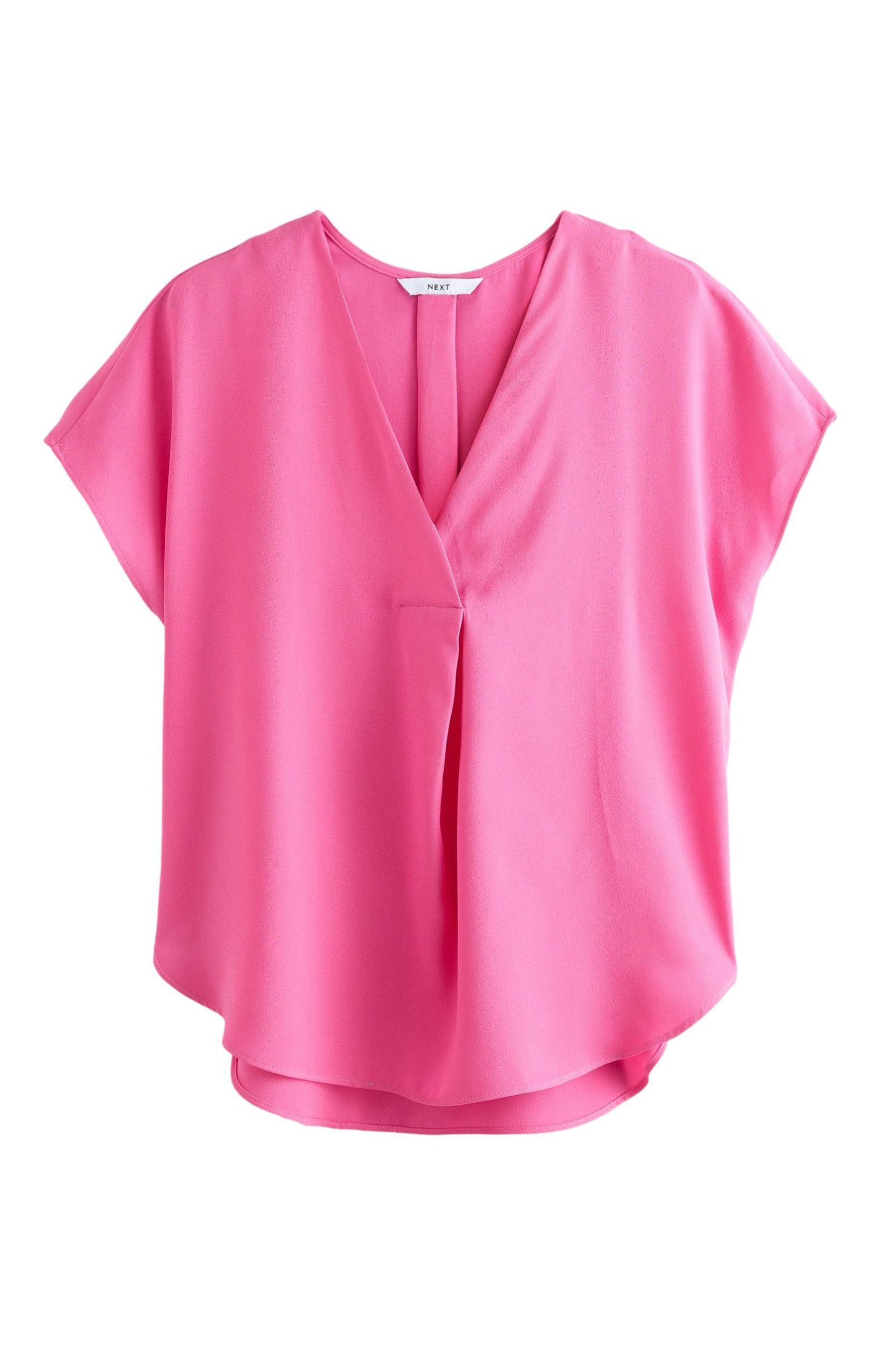Next Kurzarmbluse Relaxed Fit Schlupfbluse mit günstig online kaufen