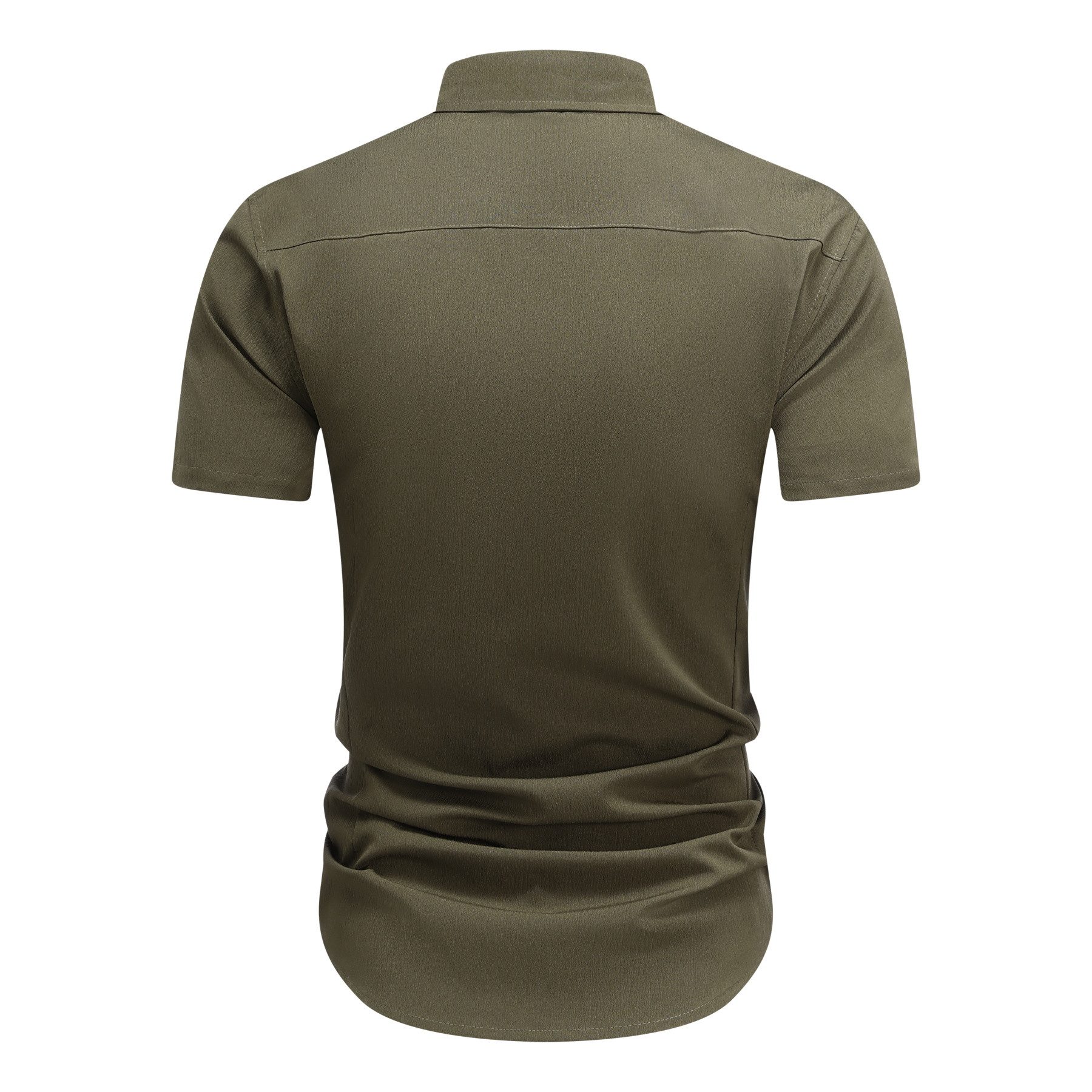 Allthemen Shirt & Hose (2 tlg, Kurzarmhemd & Shorts) Freizeitset Unifarben Sommerhemd und Shorts