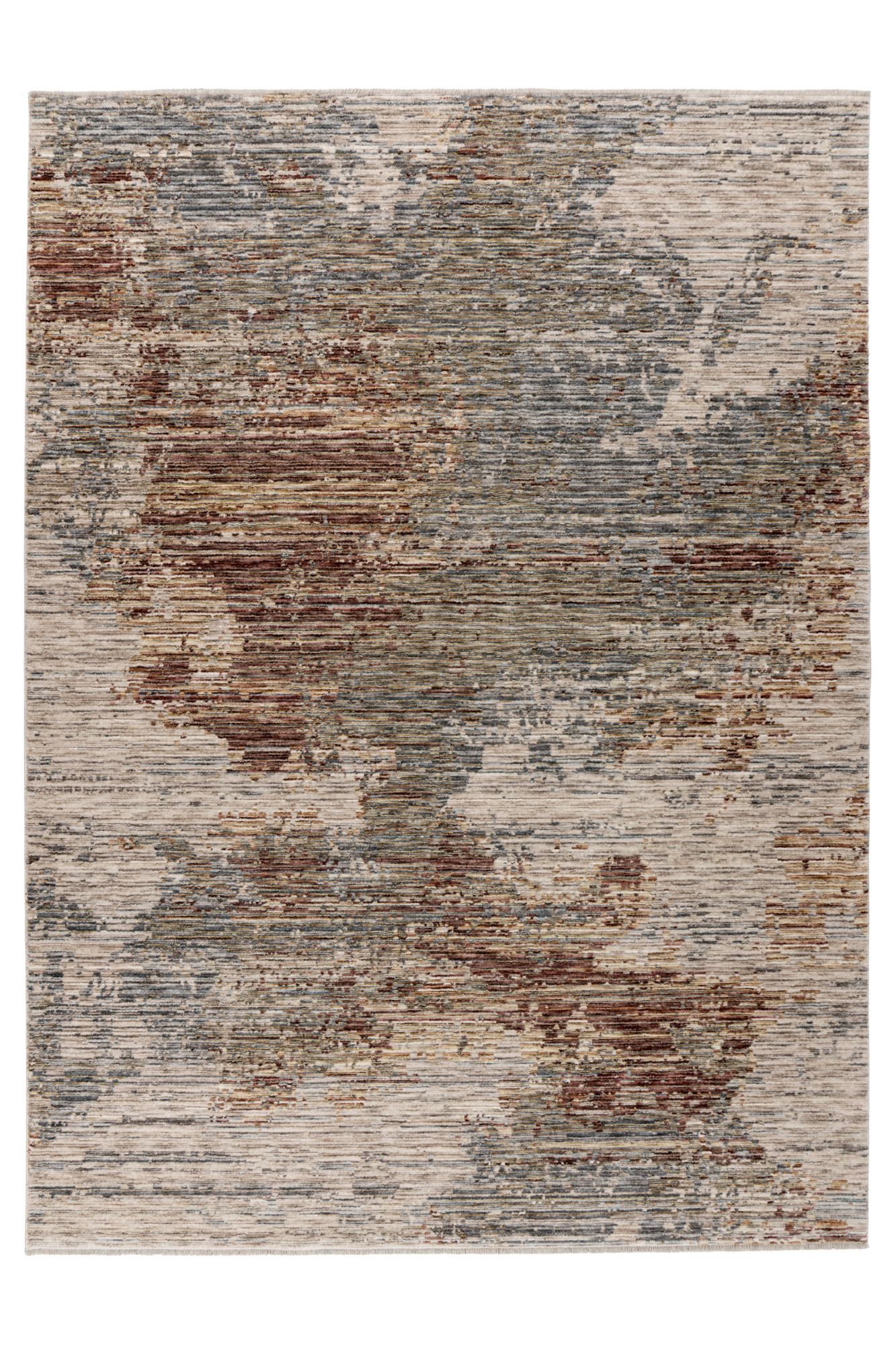 Kayoom Teppich Pono 720, rechteckig, Höhe: 10 mm, Kurzflor, Vintage, Modernes Muster, Fußbodenheizungsgeeignet