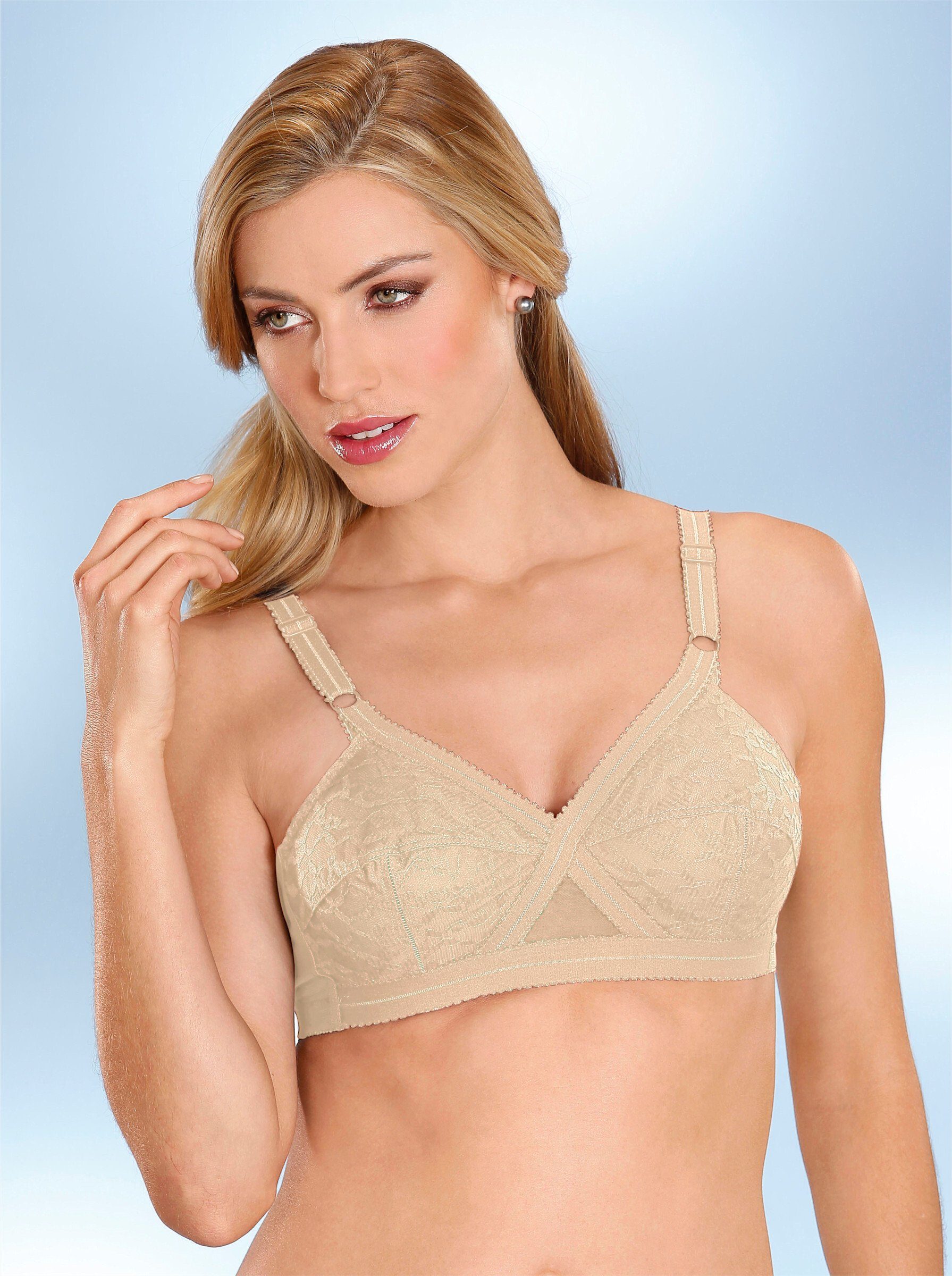 Playtex Damen BH Ohne Bügel - Nahtloser Atmungsaktiver Bügeloser BH