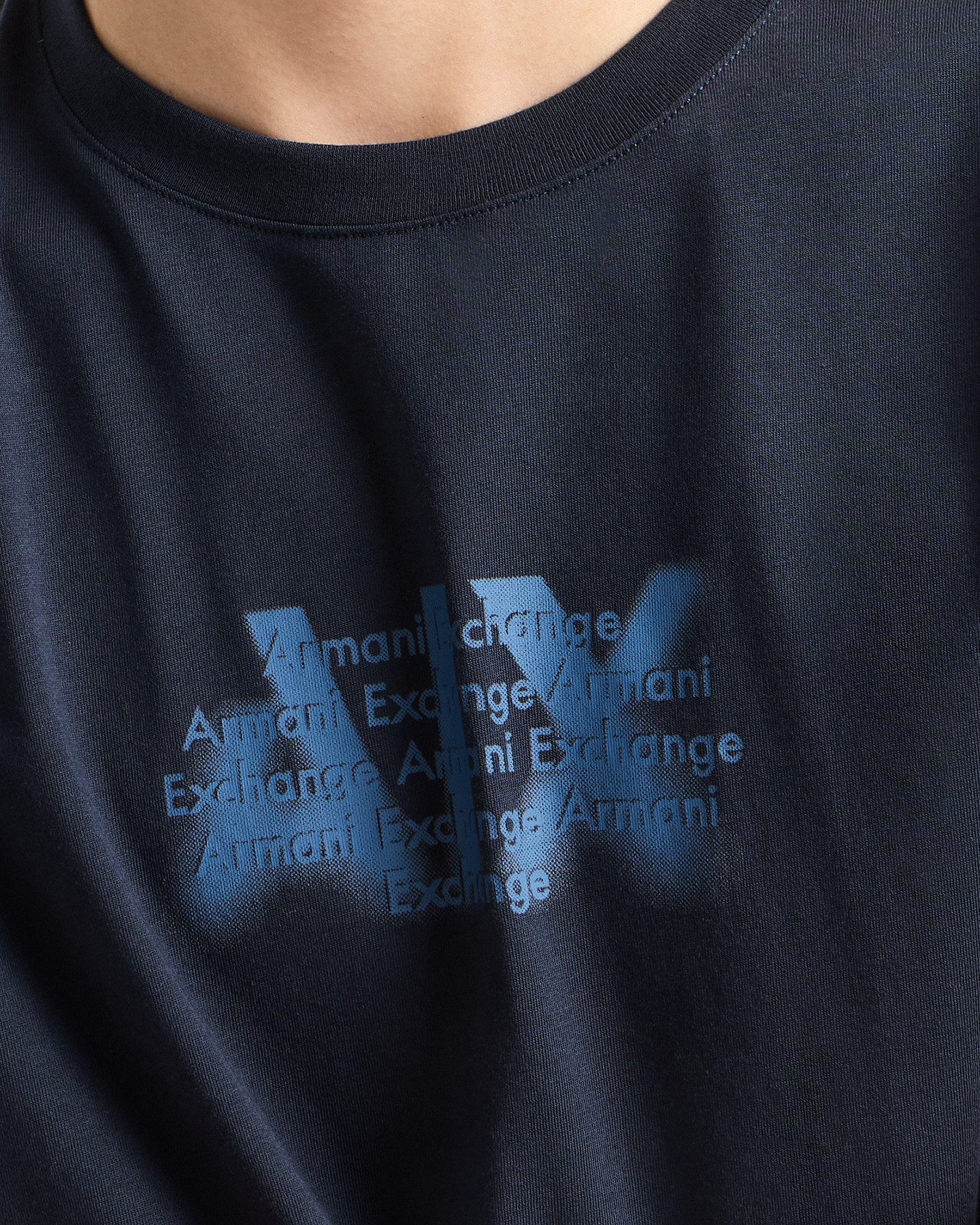 ARMANI EXCHANGE Rundhalsshirt Regular Fit Logo Shirt - 6DZTHH
