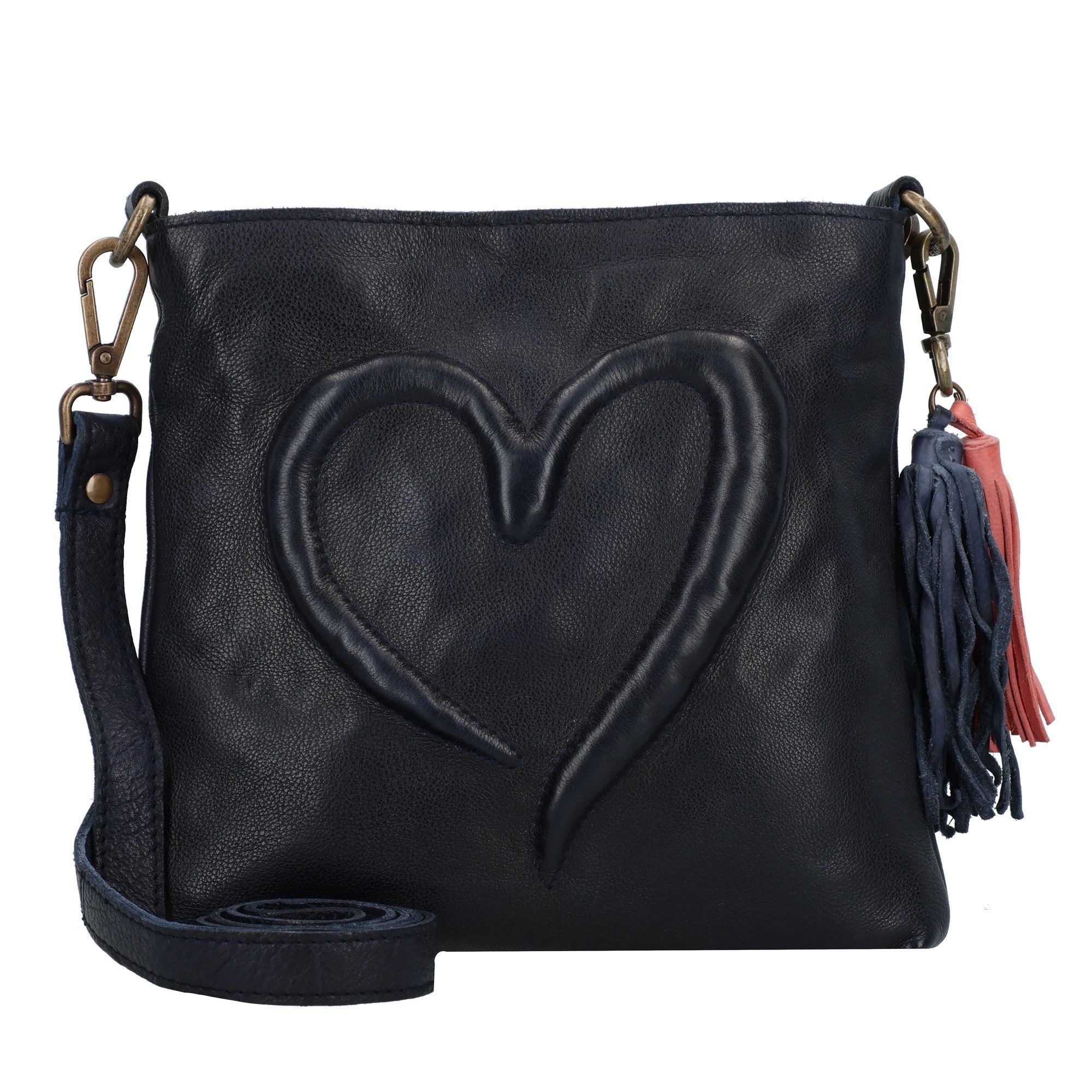 Taschendieb Wien Umhängetasche Herzweg, Leder günstig online kaufen