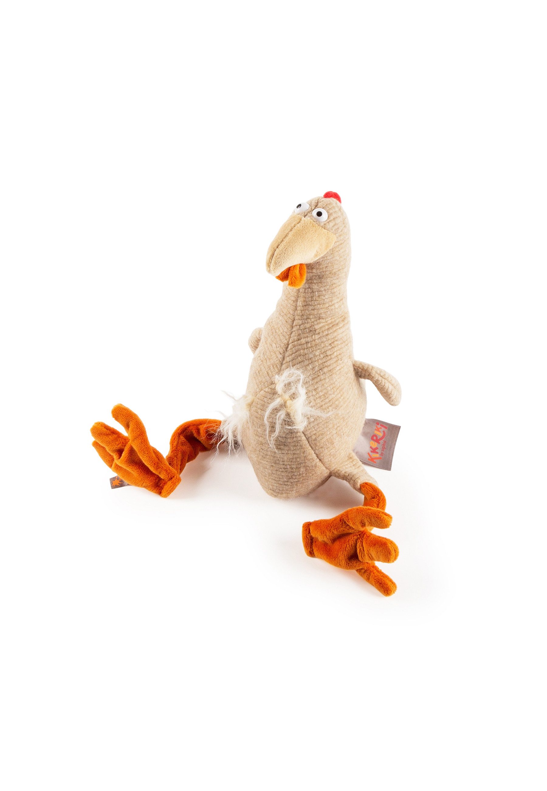 Sigikid Kuscheltier Lost Chicken Kikeriki für Kinder und Erwachsene (1-St)