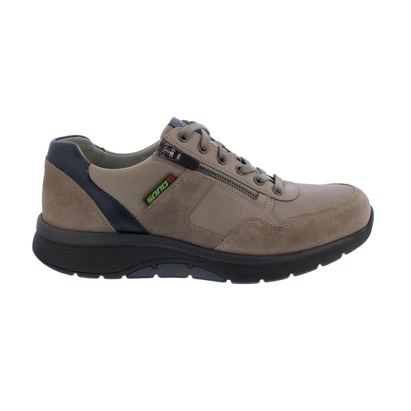 sano Sano Amory, Herrenhalbschuh, Easy-Walking Technologie, Velours- / Glat Schnürschuh