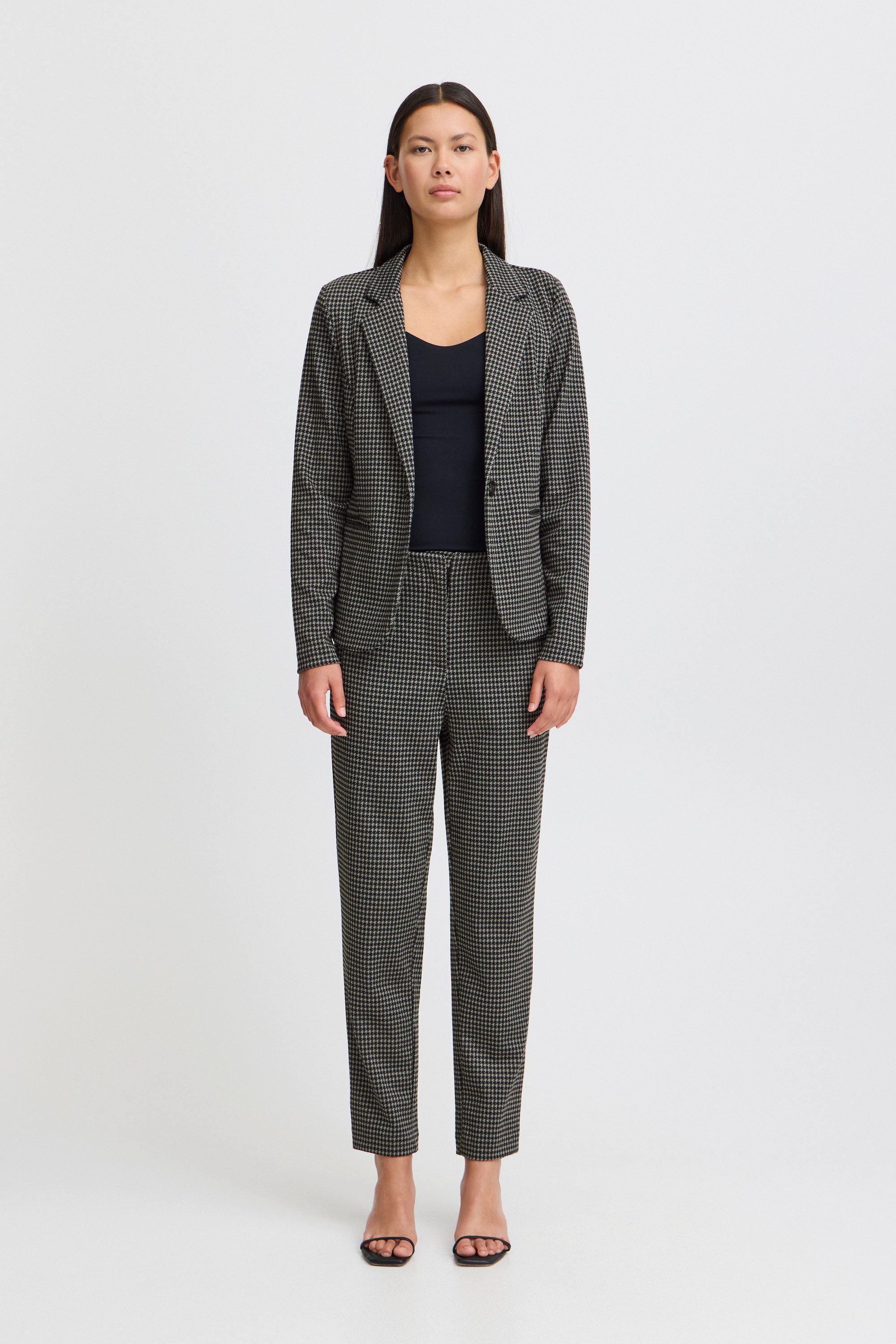 ICHI Stoffhose IHKATE HOUNDSTOOTH PA3