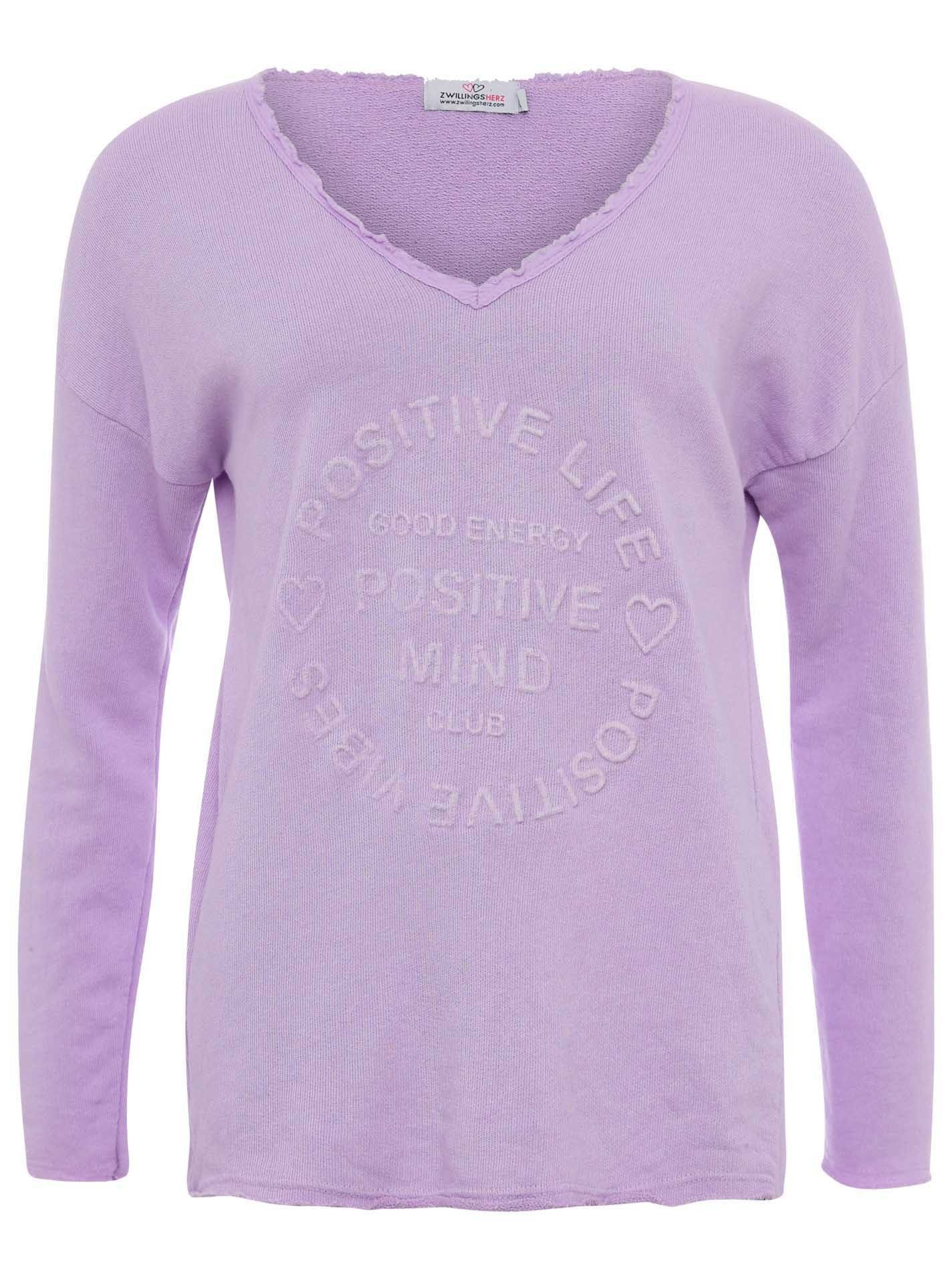 Zwillingsherz Sweatshirt "Positive Mind"