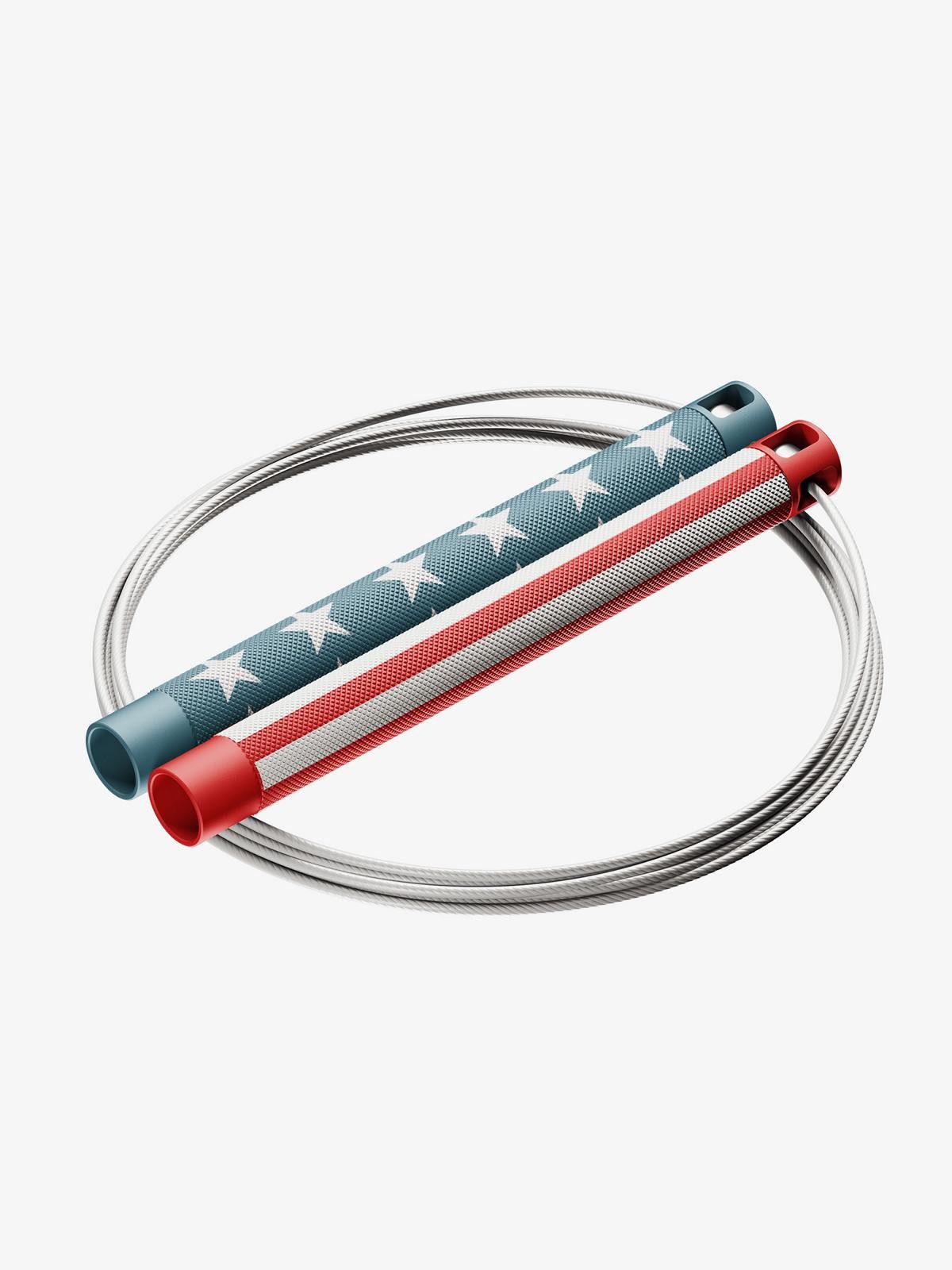 RPM Training Springseil RPM Session4 - Stars and Stripes Classic - Red White Blue, Sprungseil, Verstellbare Länge, Schnellrotation