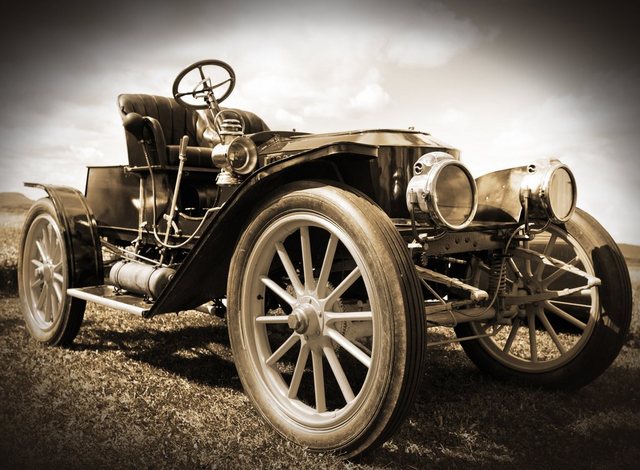 Papermoon Fototapete »Vintage Retro Car«, glatt-Otto