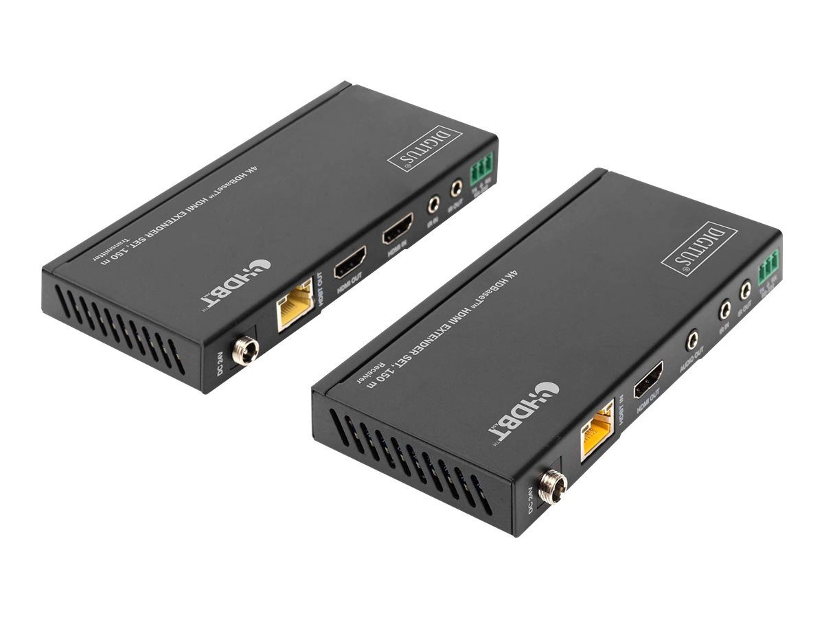DIGITUS 4K HDBaseT HDMI Extender Set, 150m HDMI-Kabel