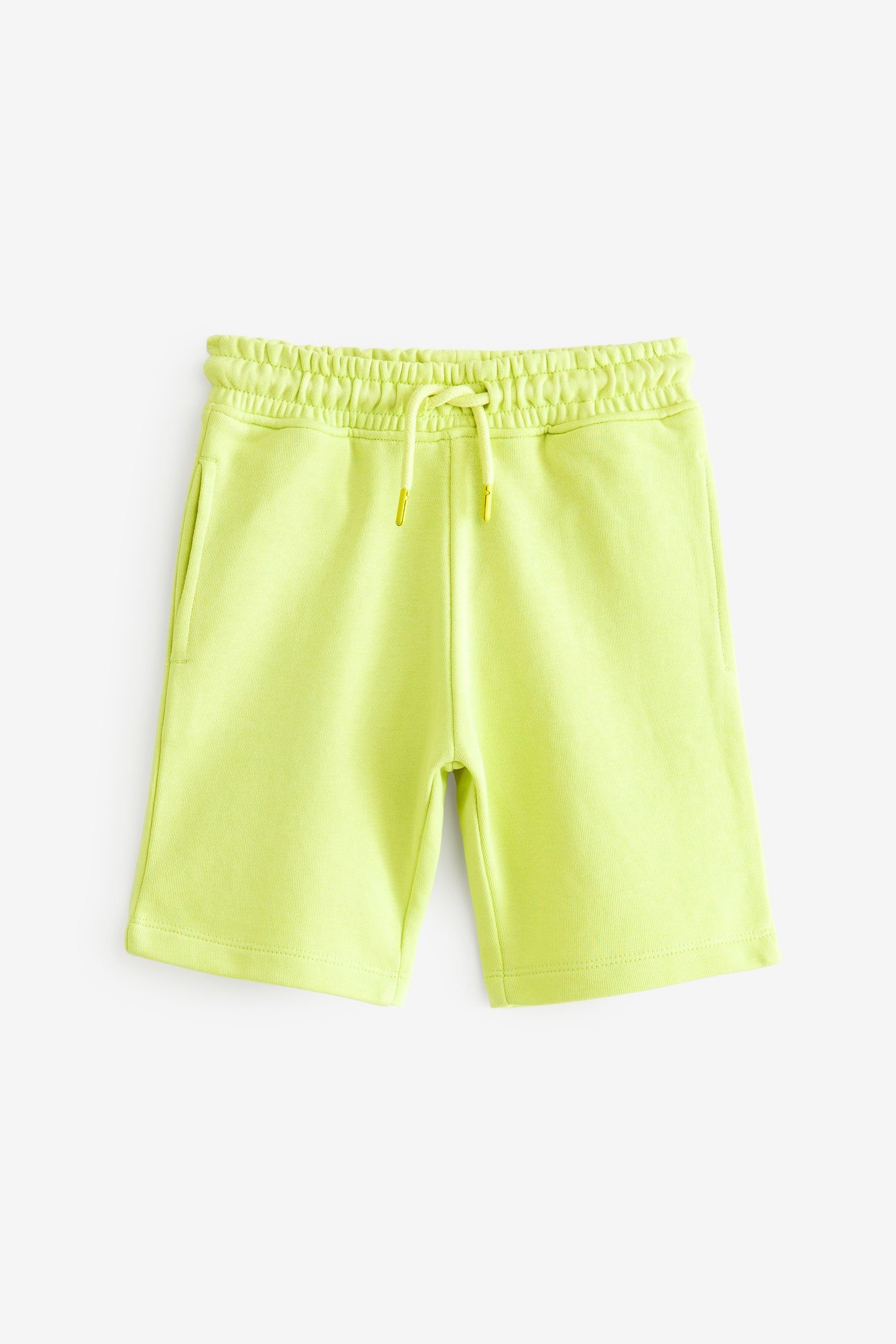 Next Sweatshorts Jersey-Shorts (1-tlg) Fluro Yellow