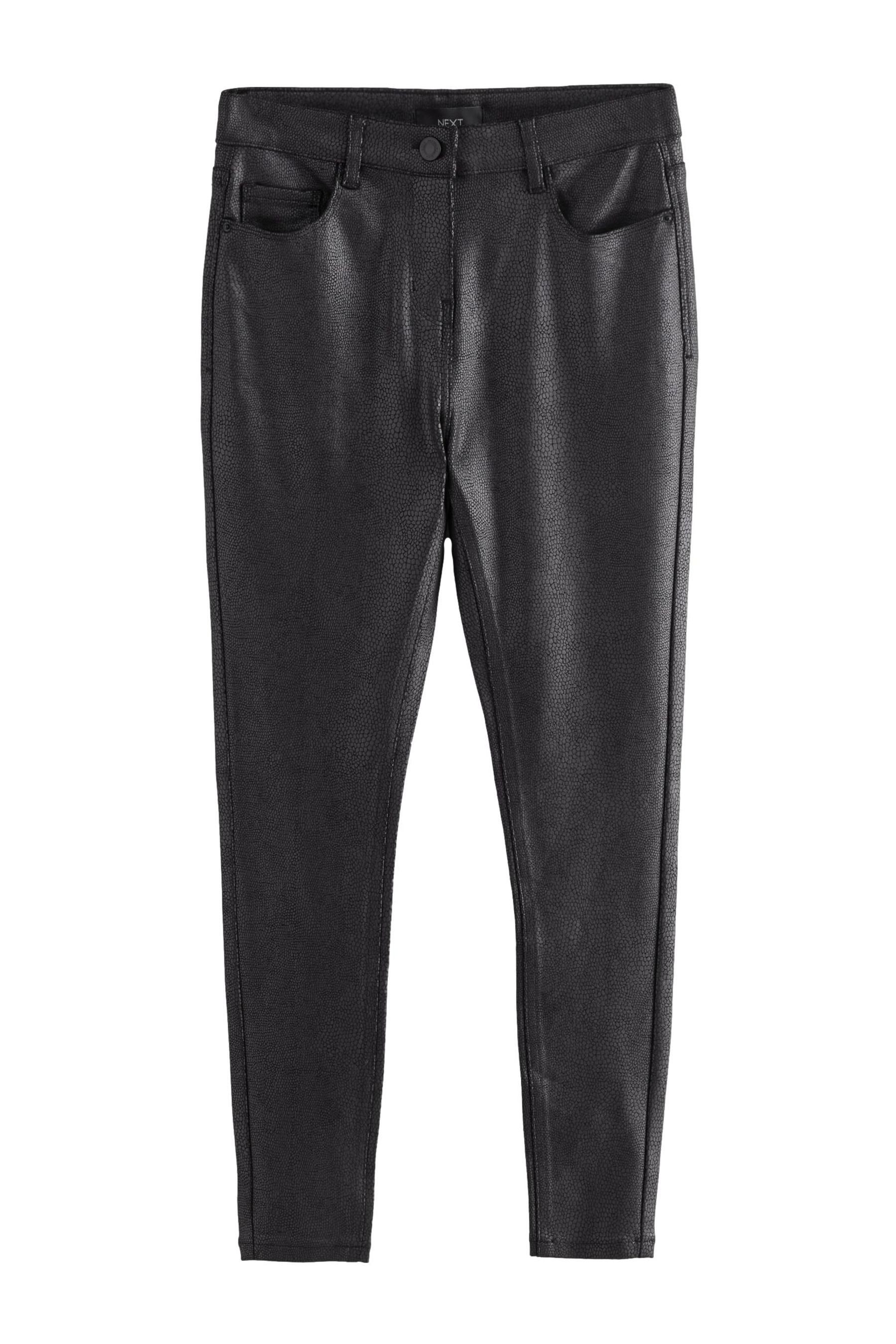 Jerseyhose Beschichtete Ponte-Hose