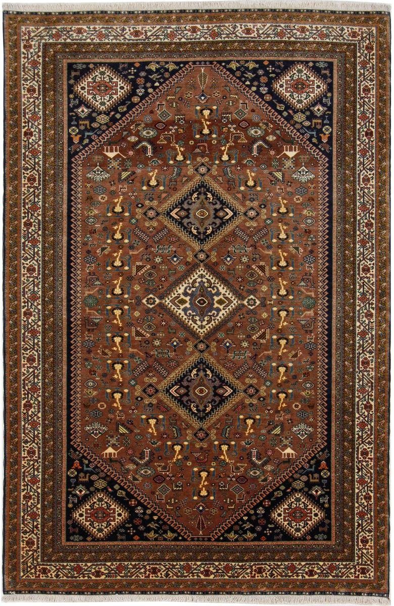 Orientteppich Ghashghai Kork 129x196 Handgeknüpfter Orientteppich / Perserteppich, Nain Trading, rechteckig, Höhe: 12 mm