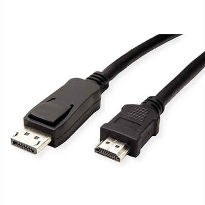 VALUE DisplayPort Kabel DP - HDTV, ST/ST Audio- & Video-Kabel, DisplayPort Männlich (Stecker), HDTV Männlich (Stecker) (200.0 cm)