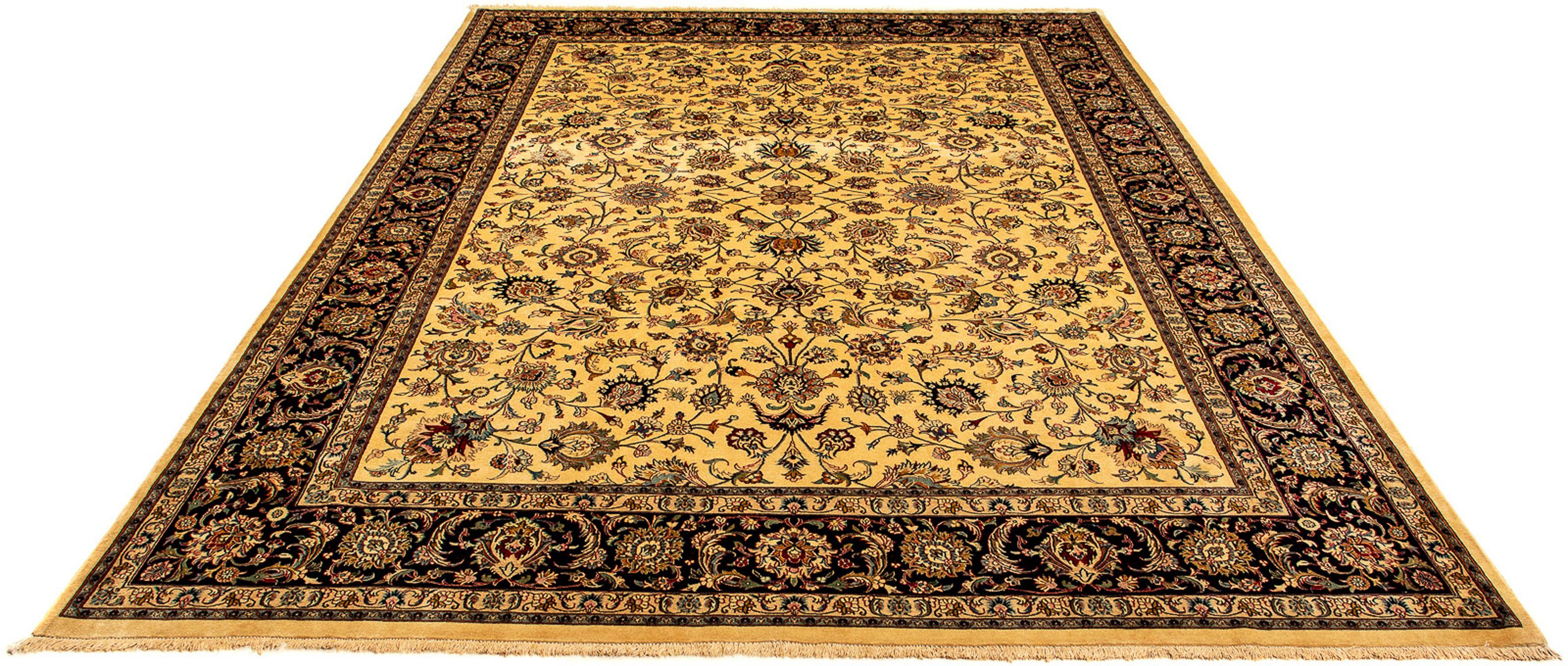 Orientteppich Perser - Classic - 358 x 249 cm - beige, morgenland, rechteckig, Höhe: 10 mm, Wohnzimmer, Handgeknüpft, Einzelstück mit Zertifikat