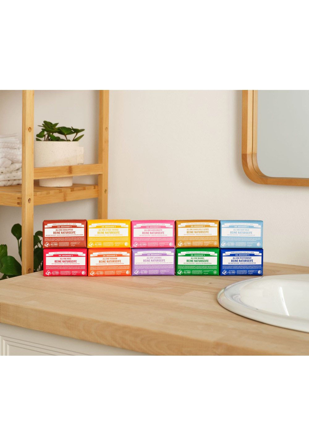 Dr. Bronners Handseife Pfefferminze, 1-tlg., All-One Reine Naturseife 140 g