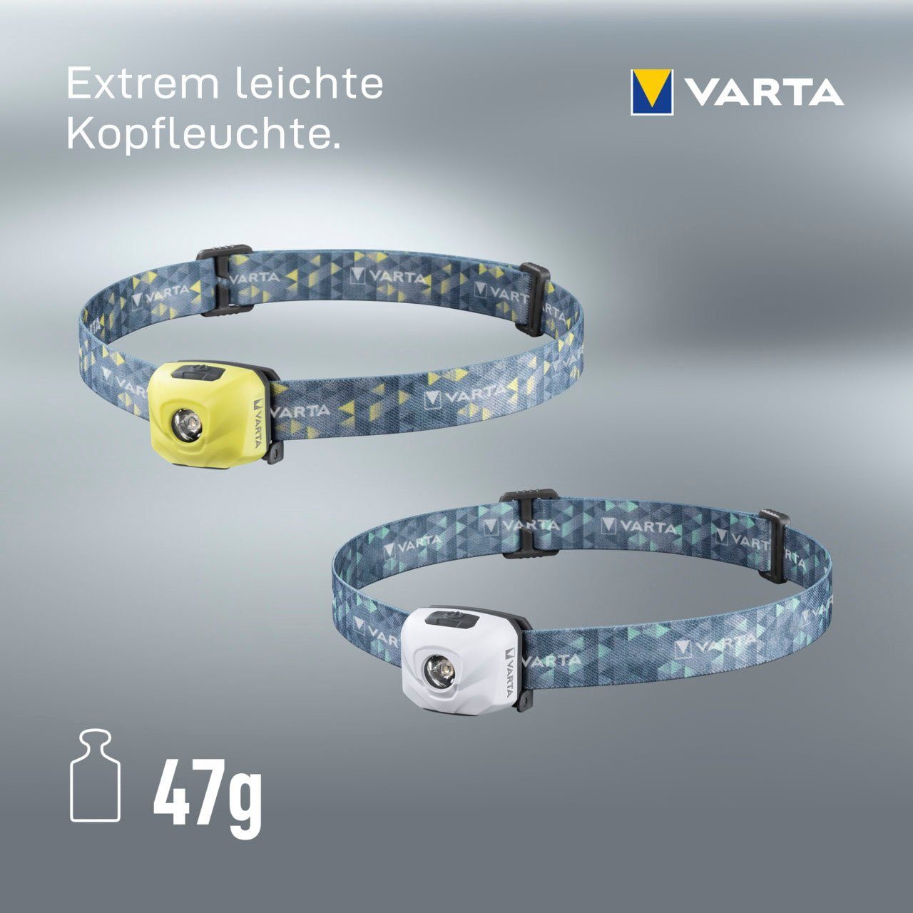 (1-St), Sports Taschenlampe Tastensperre und Outdoor Ultralight VARTA Speicherfunktion Stirnleuchte aufladbare mit H30R