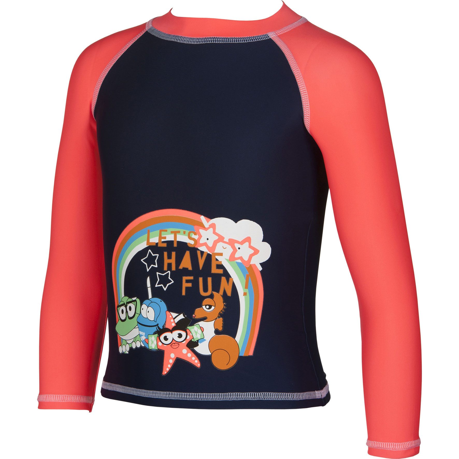Arena Bade-Shirt Arena Mädchen UV-Langarmshirt AWT Kids Girl UV L/S Tee 002054