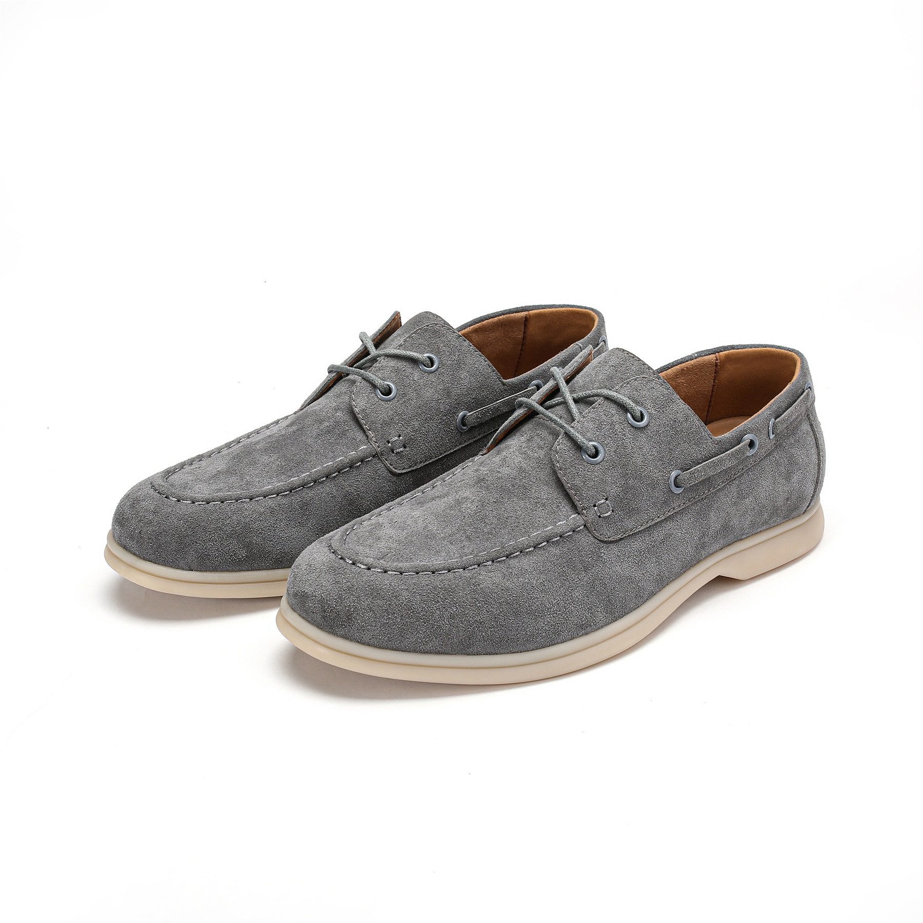 Allthemen Slip-On Sneaker Klassische Wildleder Loafers Herren im Retro Slip-On Sneaker Freizeit